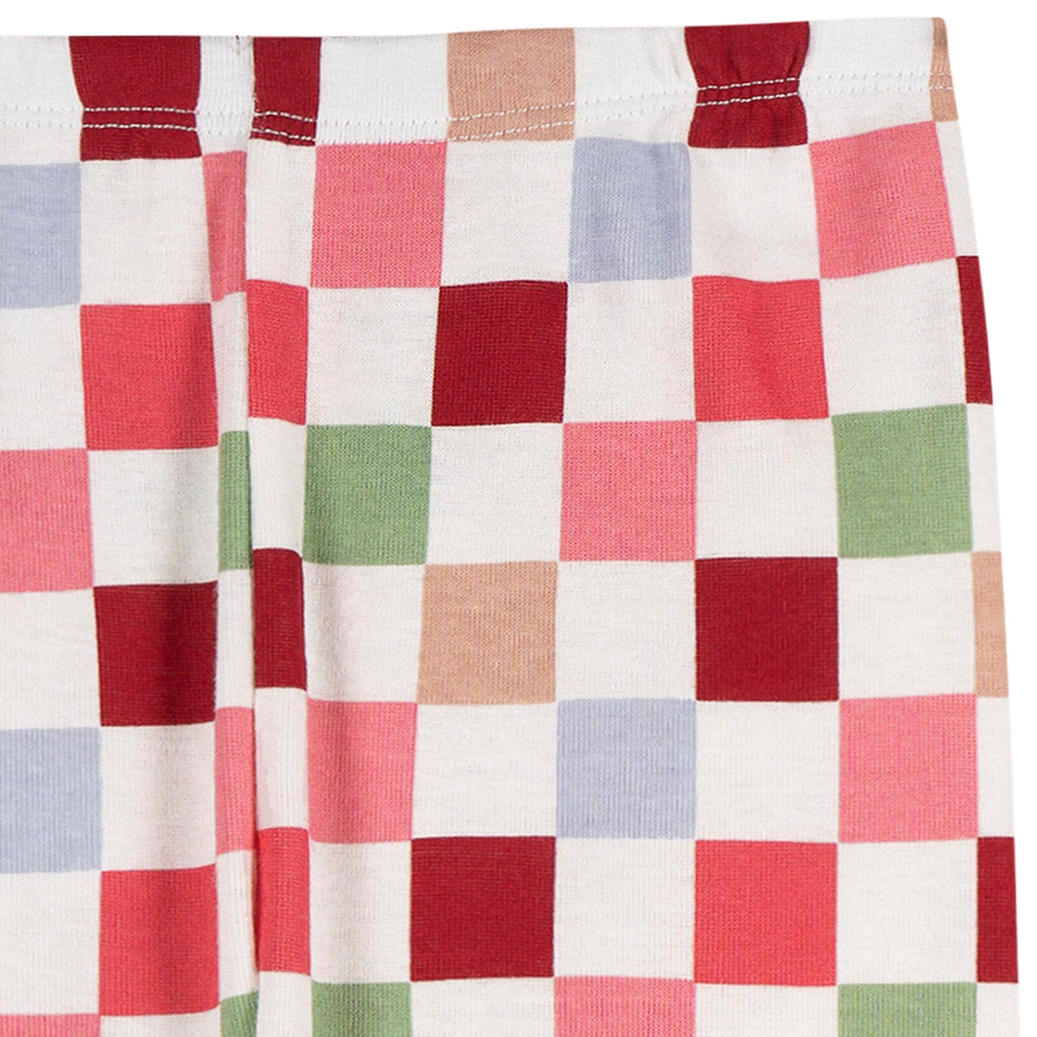 2-Piece Infant & Toddler Girls Holiday Check Snug Fit Pajama Set - Image 9