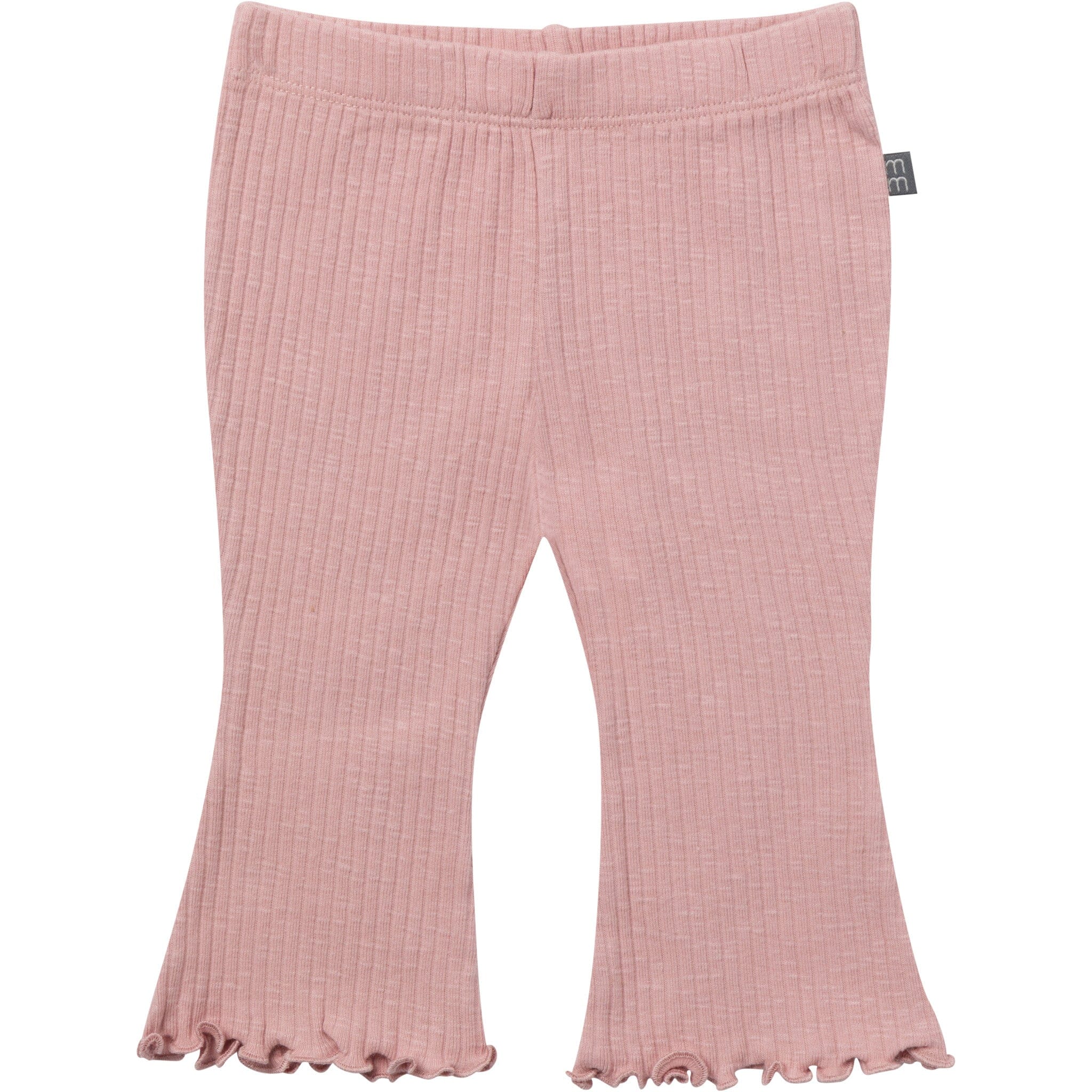4-Piece Baby Girls Pink Petite Ditsy Henley Ruffle Tops and Pants Set - Image 4