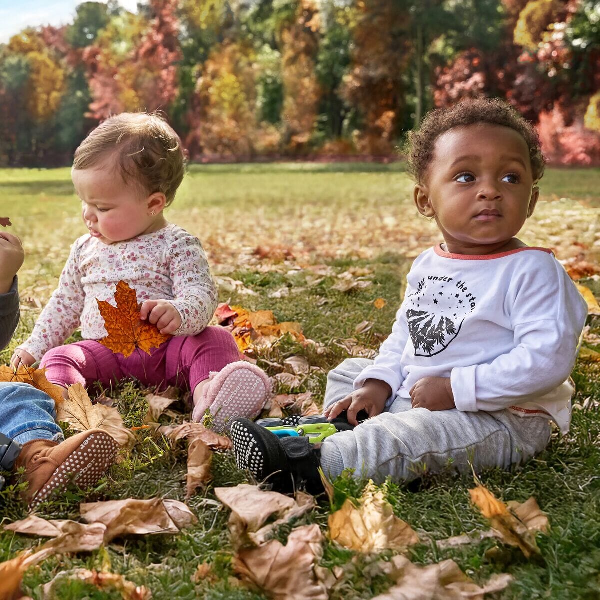2-Piece Baby Boys Under the Stars Long Sleeve Top & Jogger Set - Image 2