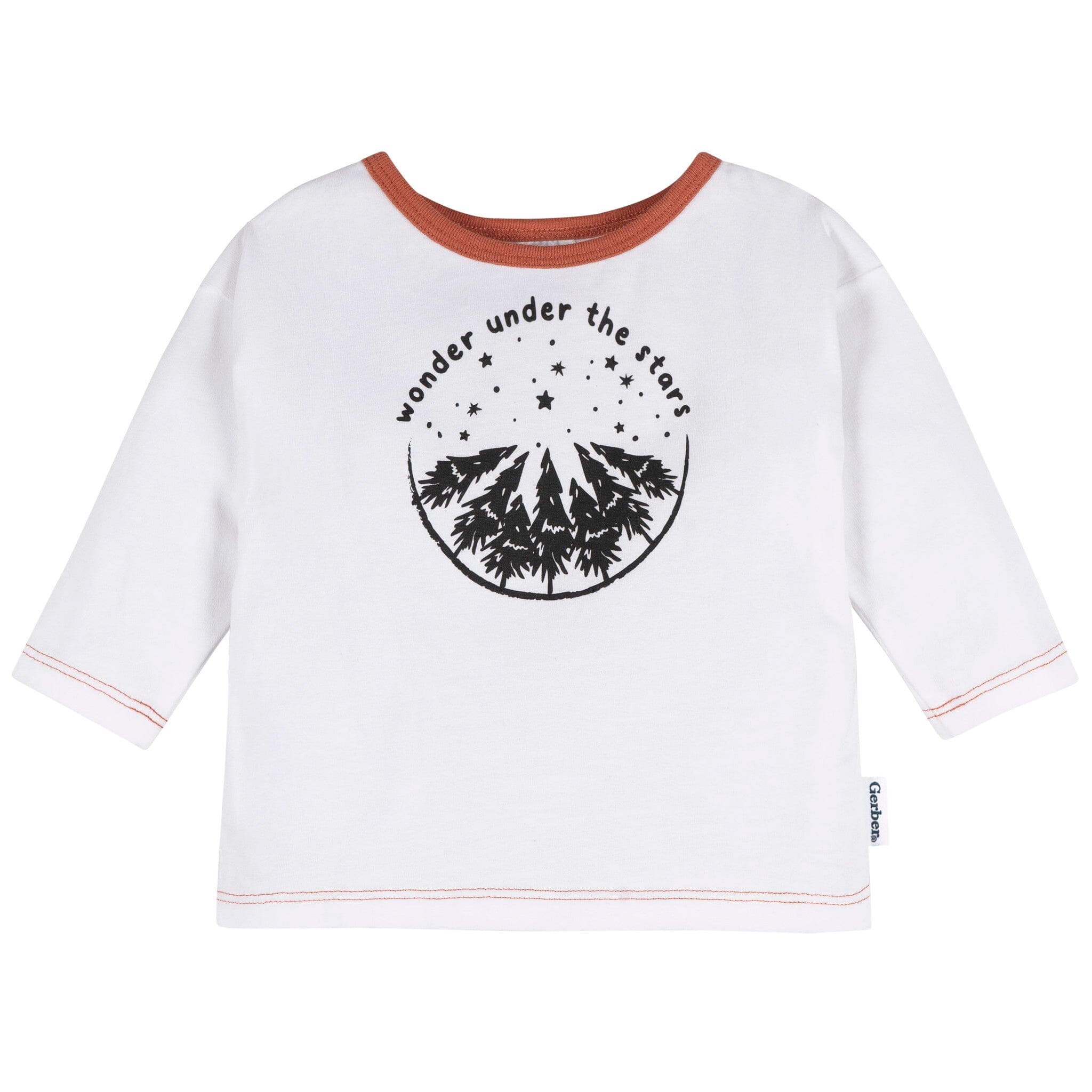 2-Piece Baby Boys Under the Stars Long Sleeve Top & Jogger Set - Image 3