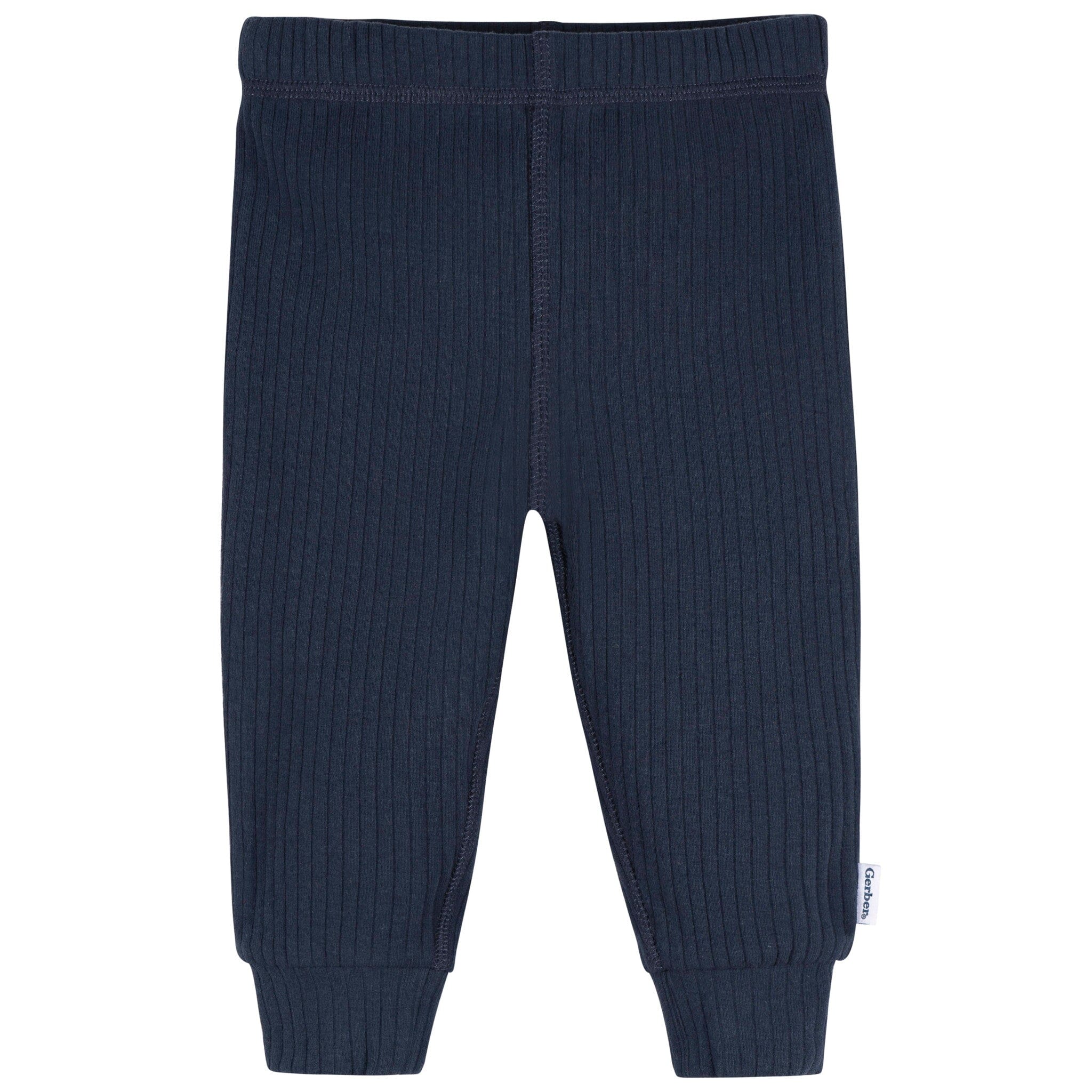 2-Piece Baby Boys Navy Top and Active Pant Set - Image 4