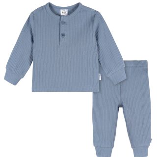 2-Piece Baby Boys Troposphere Blue Top and Active Pant Set