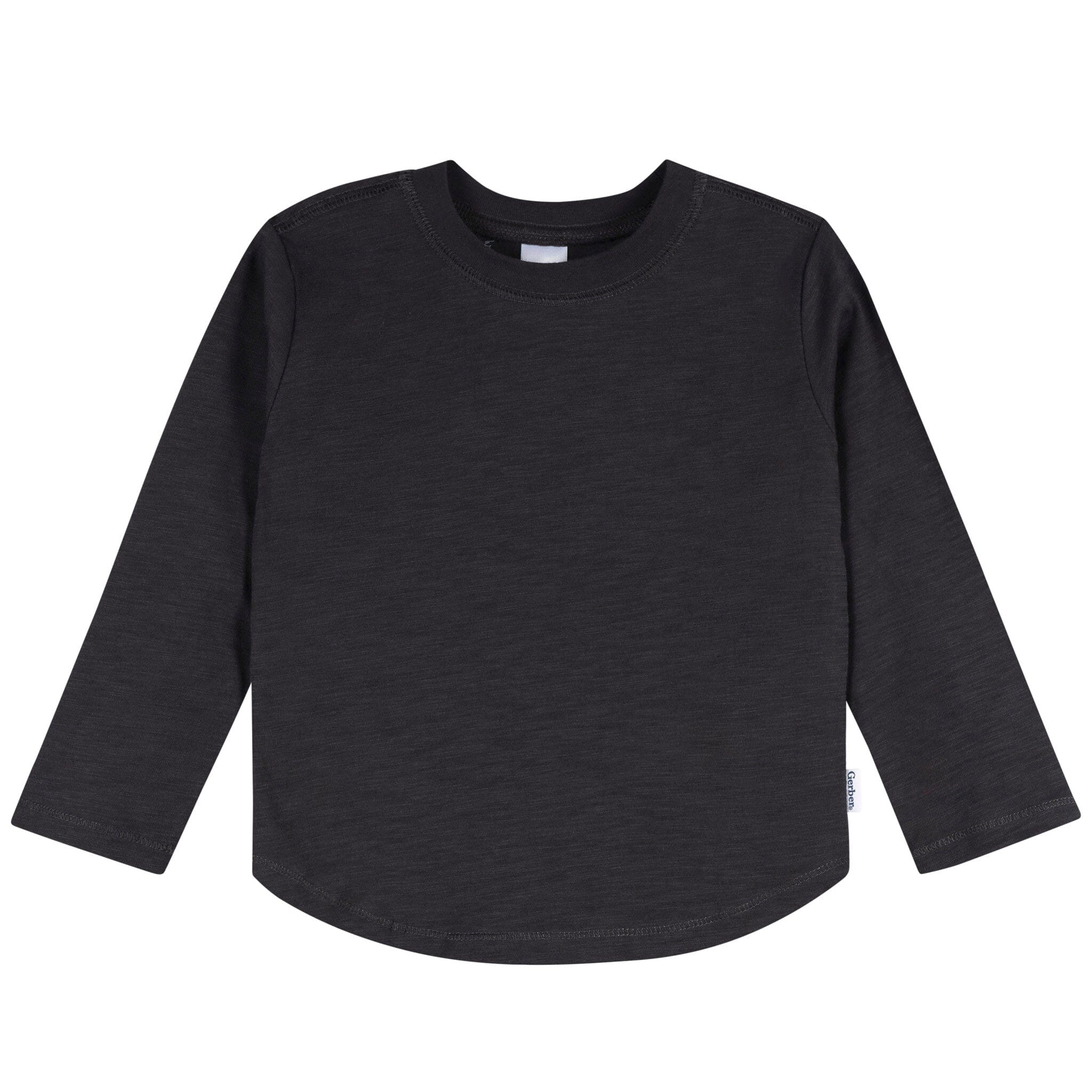 3-Pack Infant & Toddler Boys Black/White/Grey Long Sleeve Shirts - Image 2