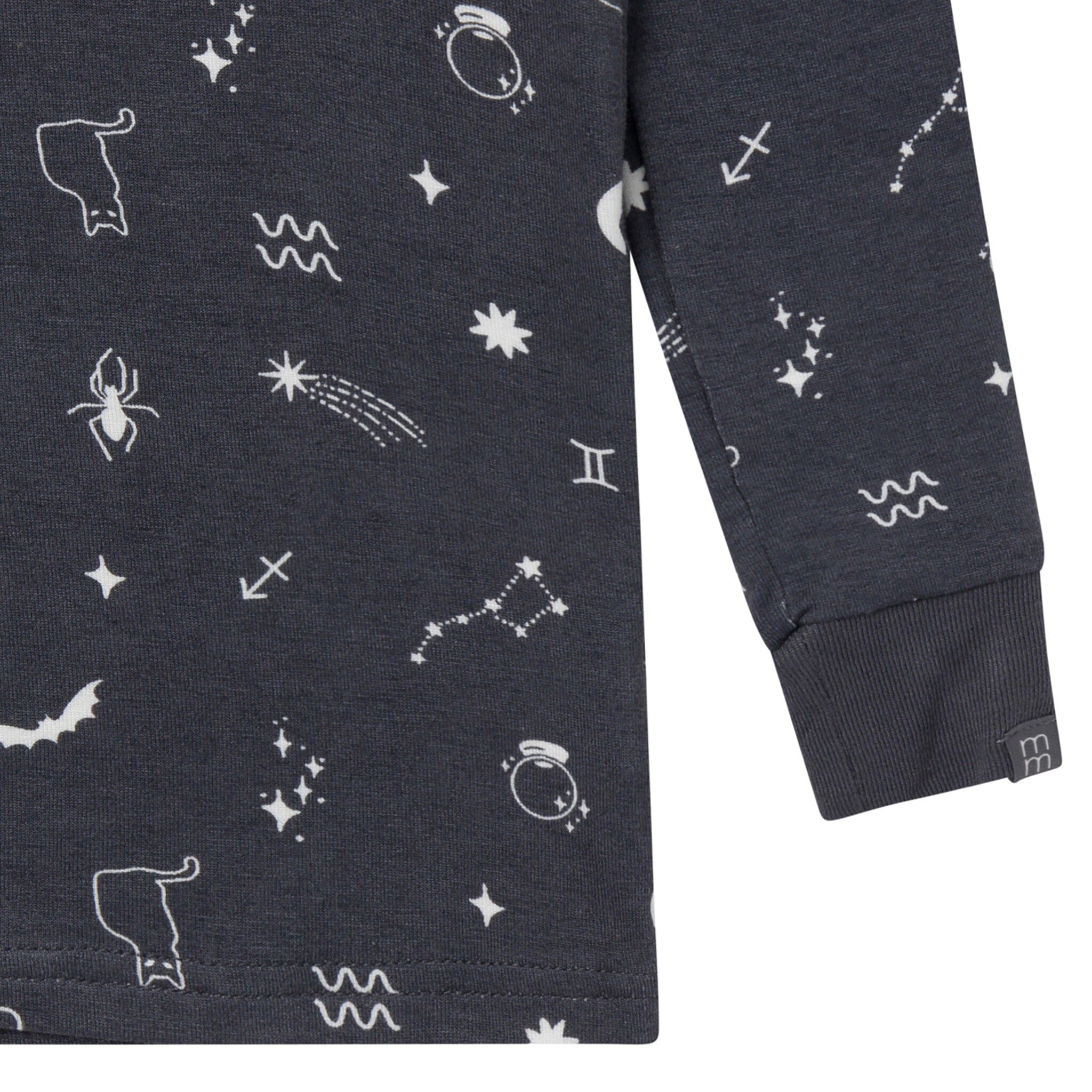 2-Piece Neutral Halloween Night Viscose Snug Fit Pajama Set - Image 4