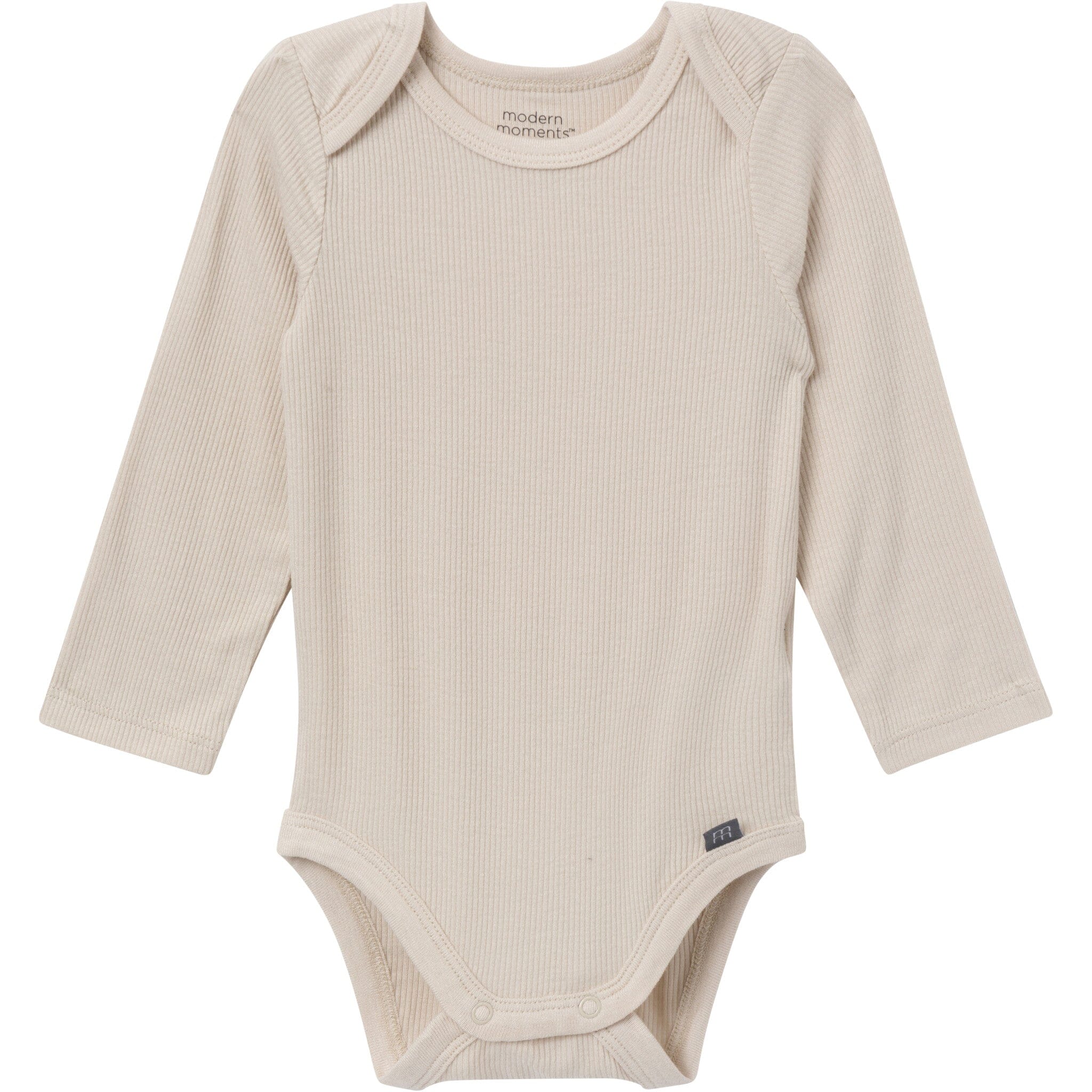 4-Piece Baby Neutral Gray Viscose Bodysuits and Pants Set - Image 3