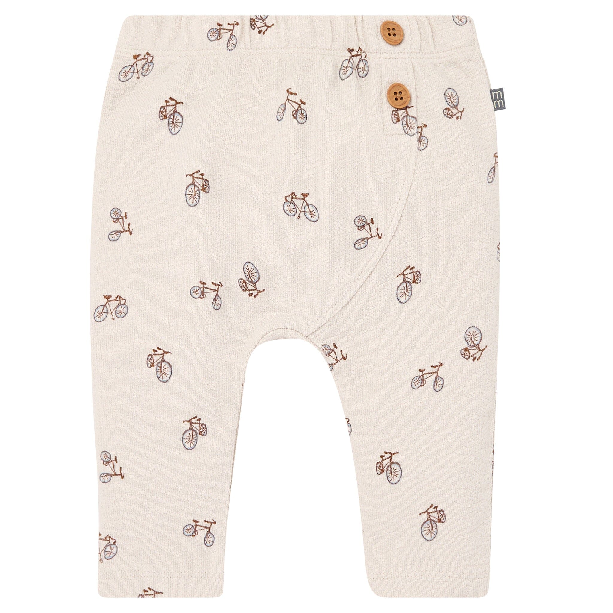 2-Piece Baby Boys Grey Bicycle Raglan Top and Pant Set - Image 5