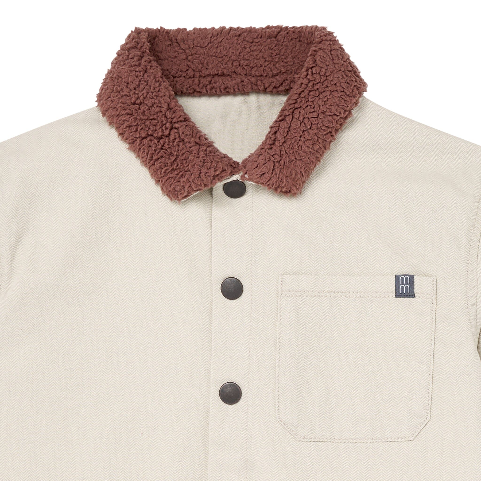 Boys Oyster Herringbone Shacket - Image 6