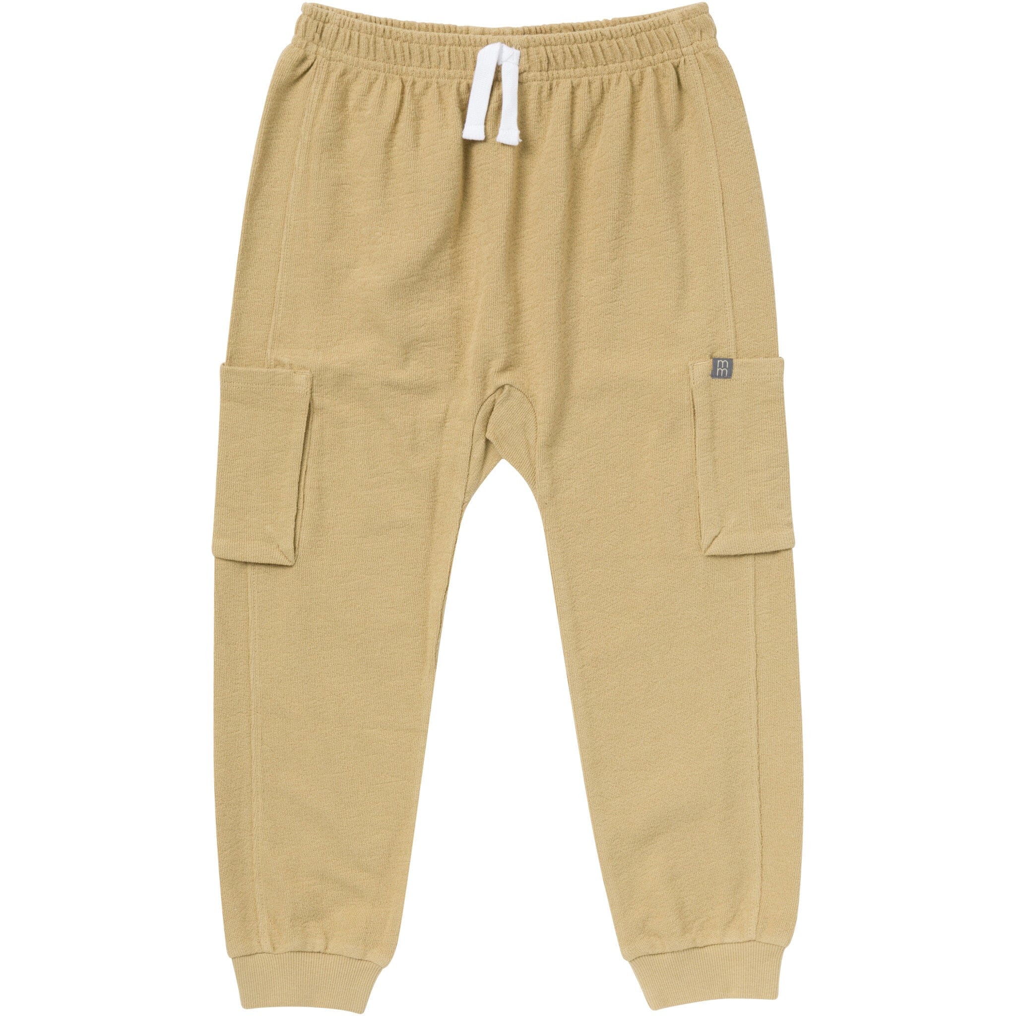 Boys Olive Cargo Pocket Sweatpants