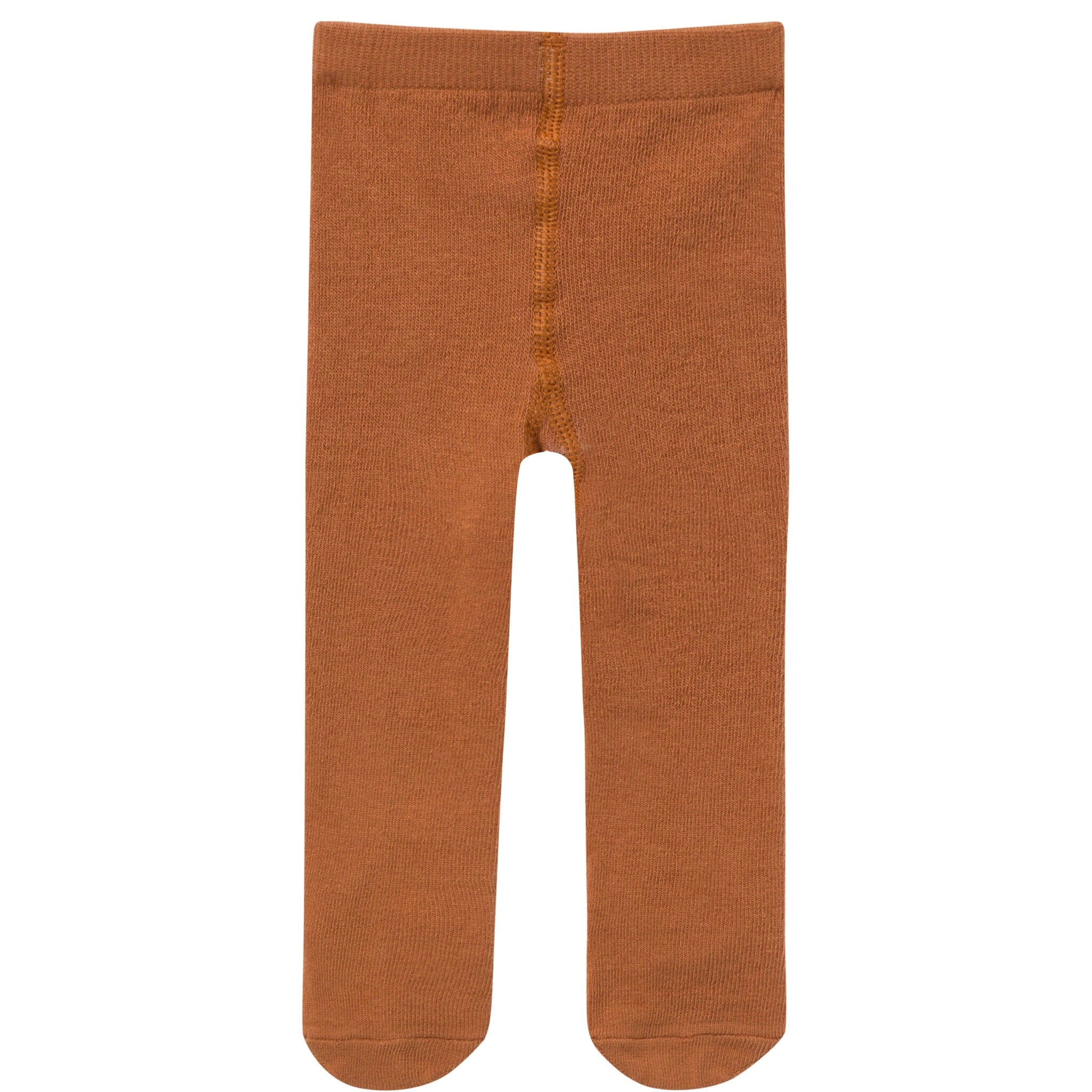 2-Piece Baby Girls Brown Fleur Bubble Romper and Tights - Image 5