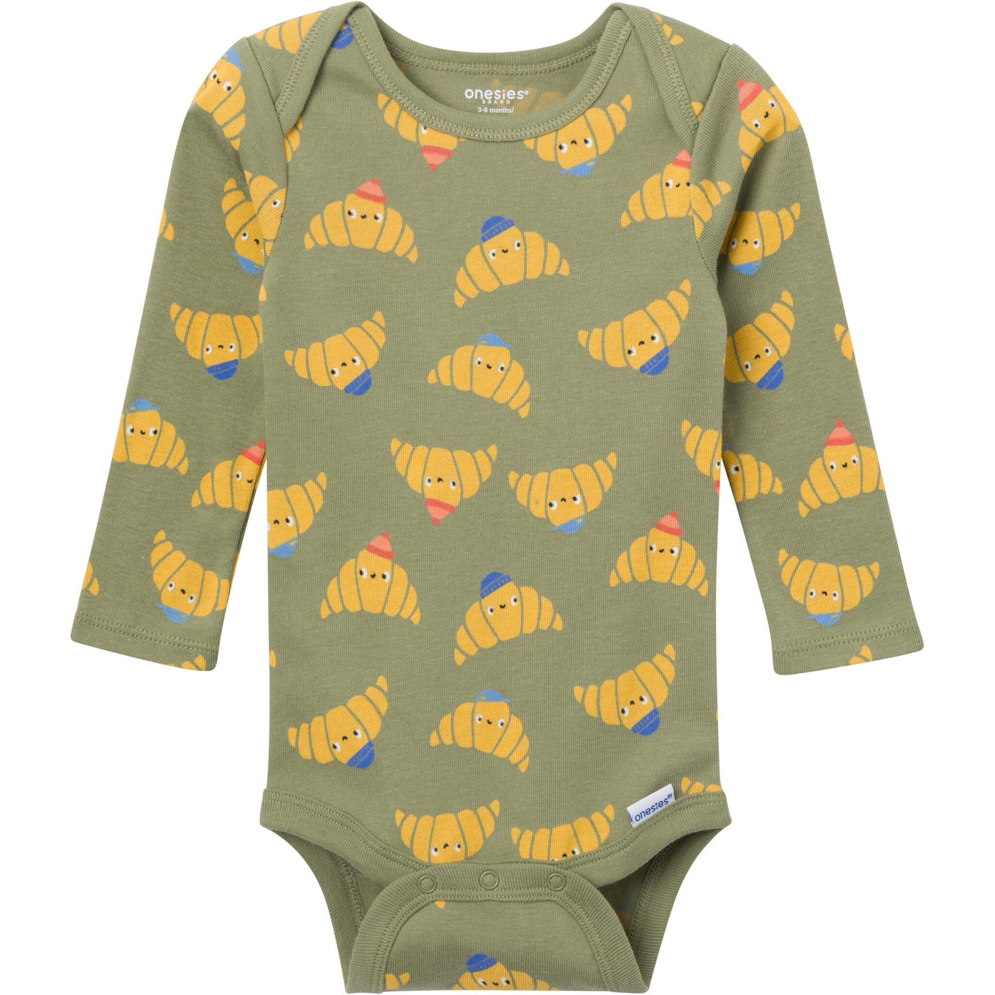 4-Piece Baby Boys Party Croissant Onesies® Bodysuits and Pants - Image 3