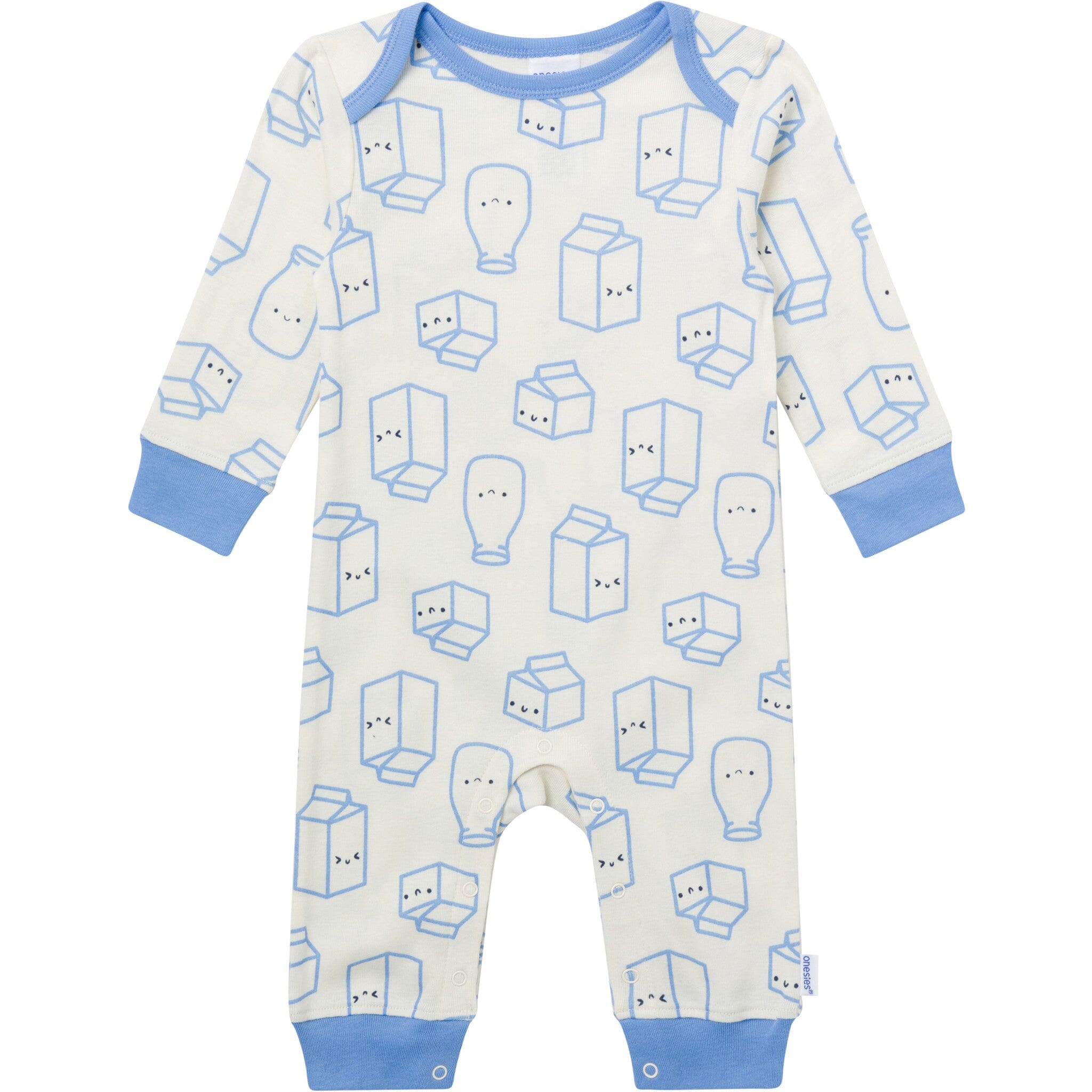 3-Pack Baby Boys Silly Goose Lap Shoulder Rompers - Image 5