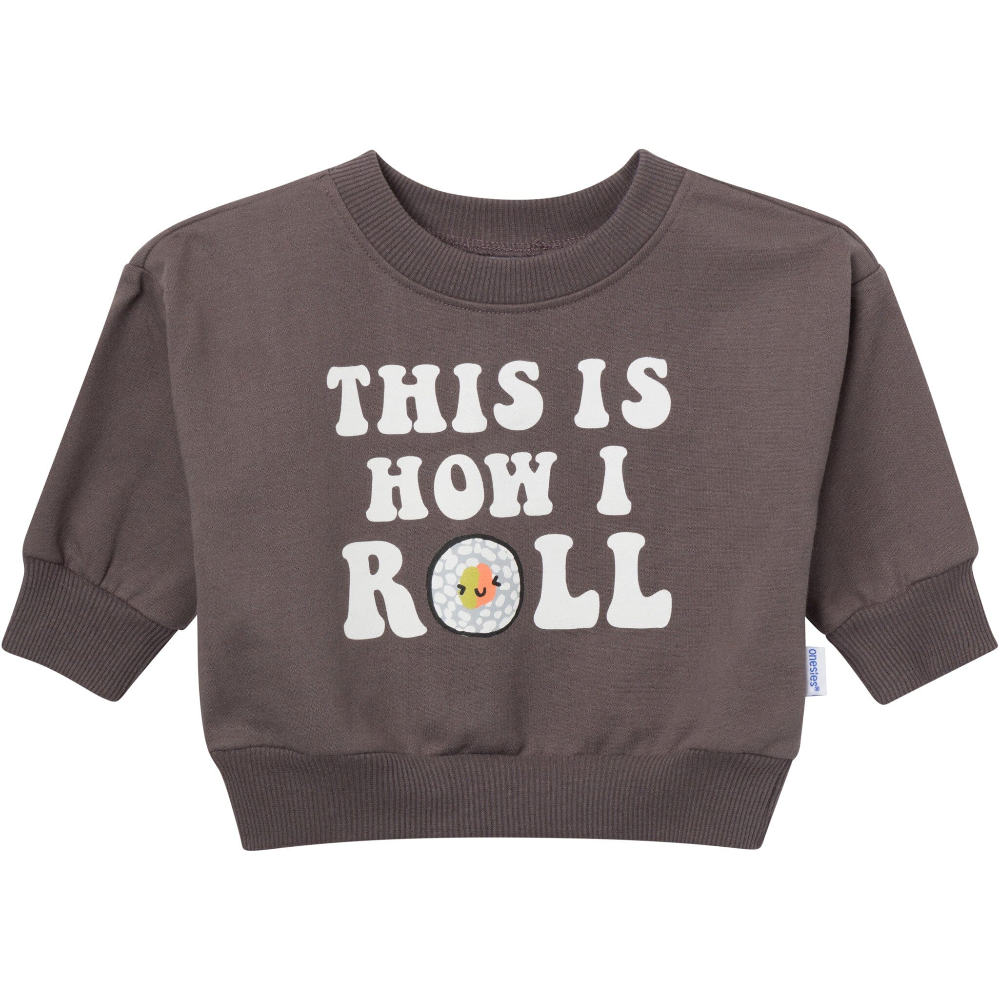2-Piece Baby Neutral Sushi Roll Sweatshirt Set - Image 5