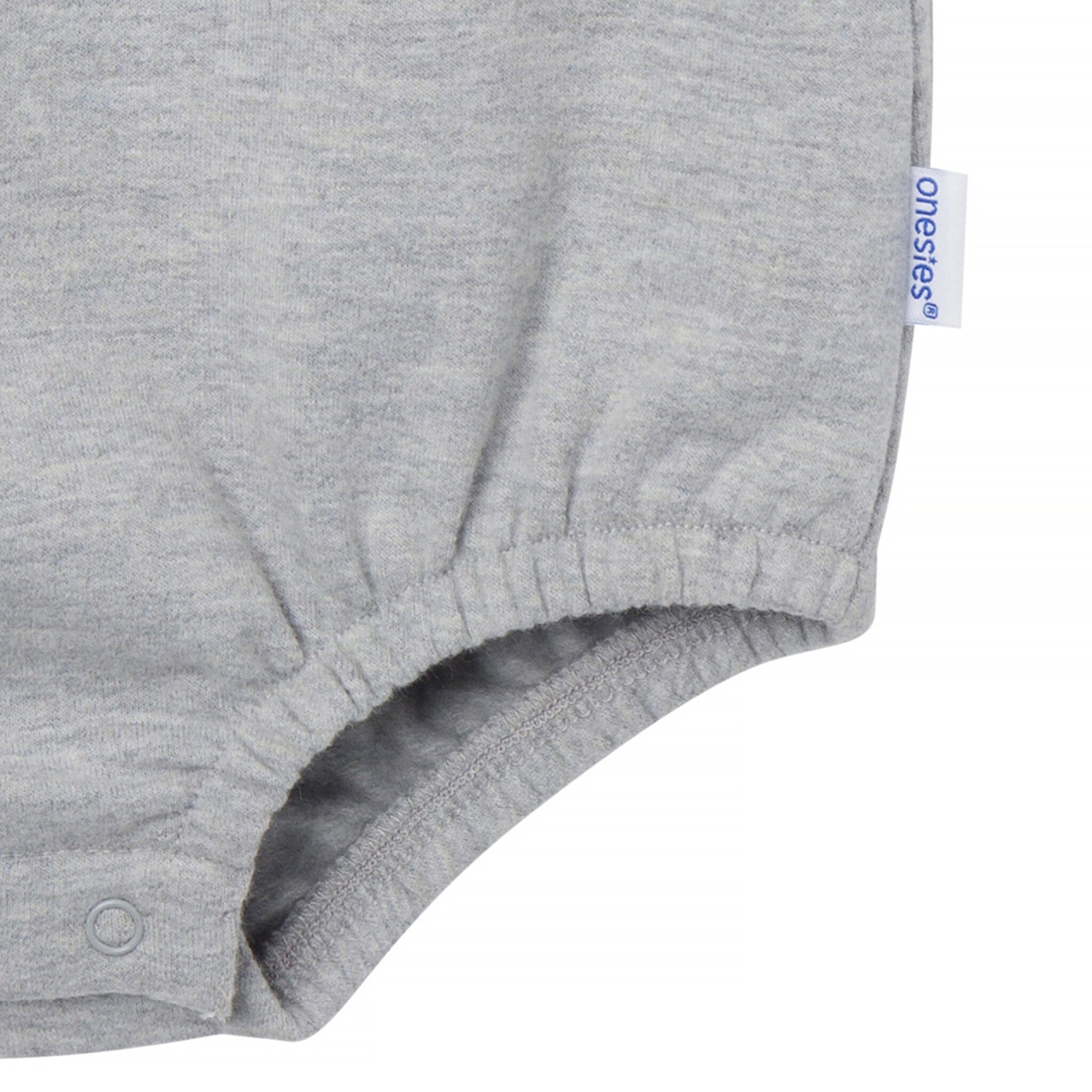 Baby Neutral Little and Loud Sweatshirt Bubble Romper - Image 4
