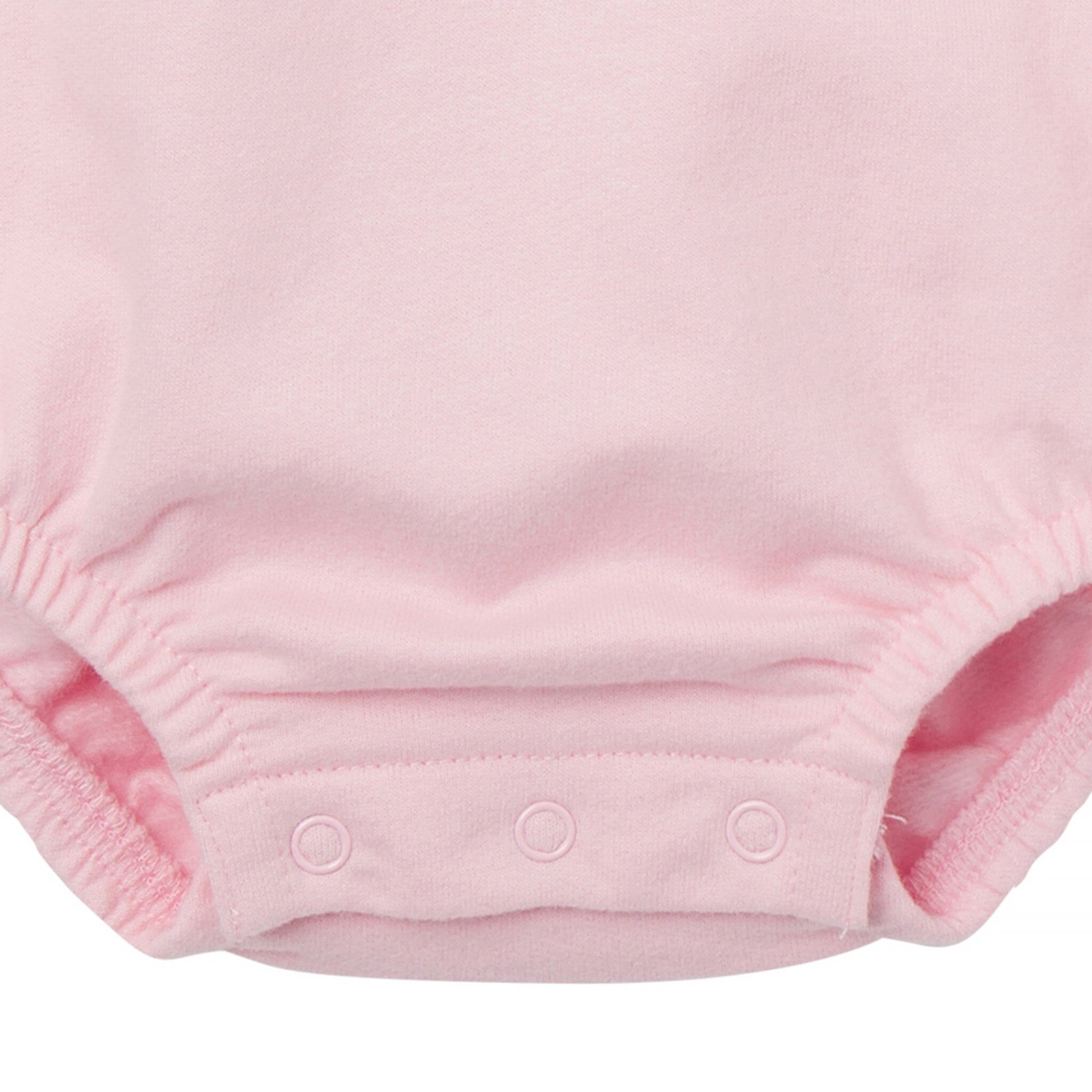 Baby Girls Lil' Sis Sweatshirt Bubble Romper - Image 6