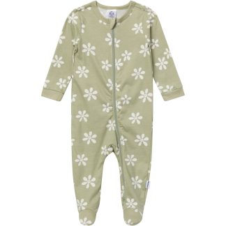 Baby Girls White Flowers Sleep 'N Play