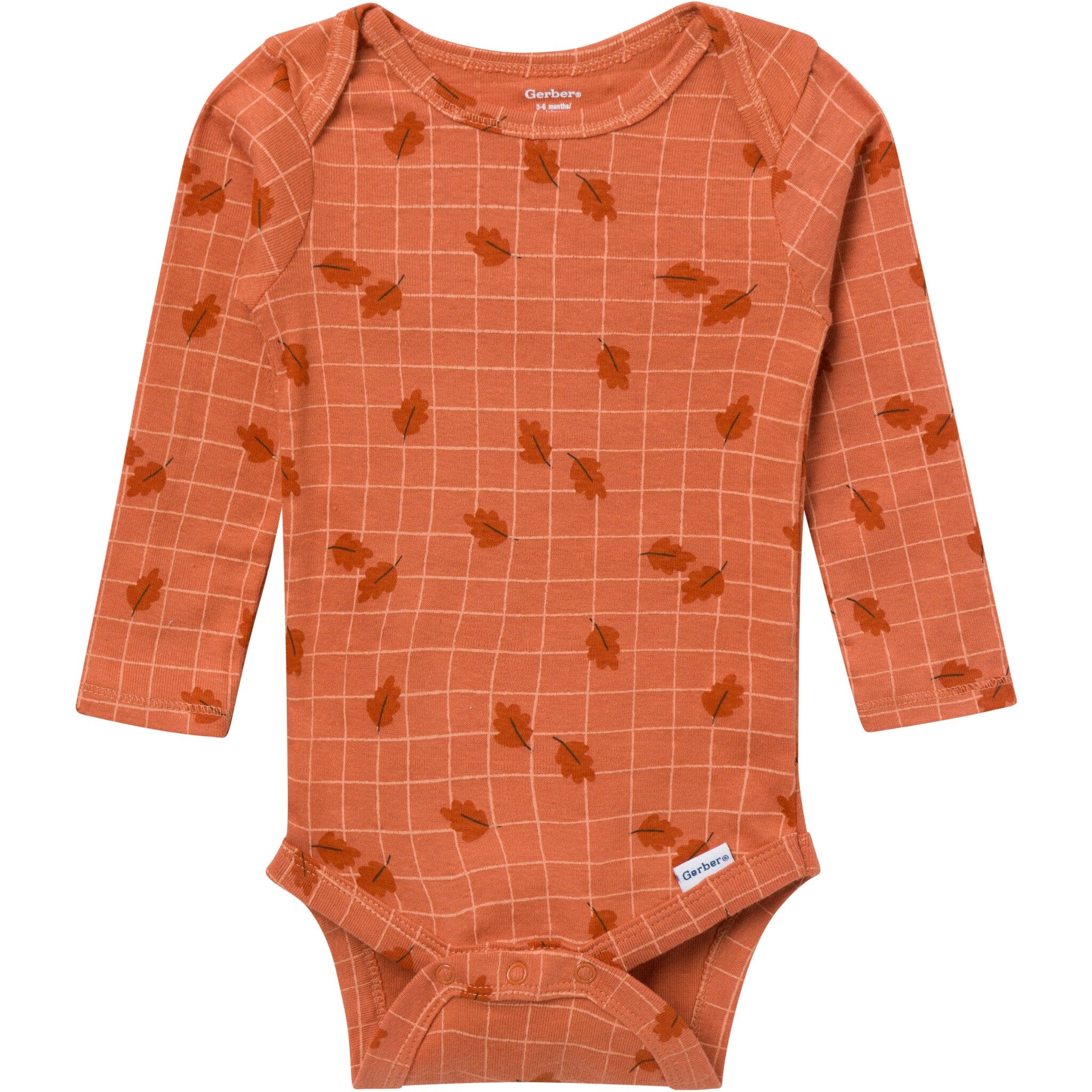 3-Pack Baby Neutral Thankful Long Sleeve Onesies® Bodysuits - Image 6