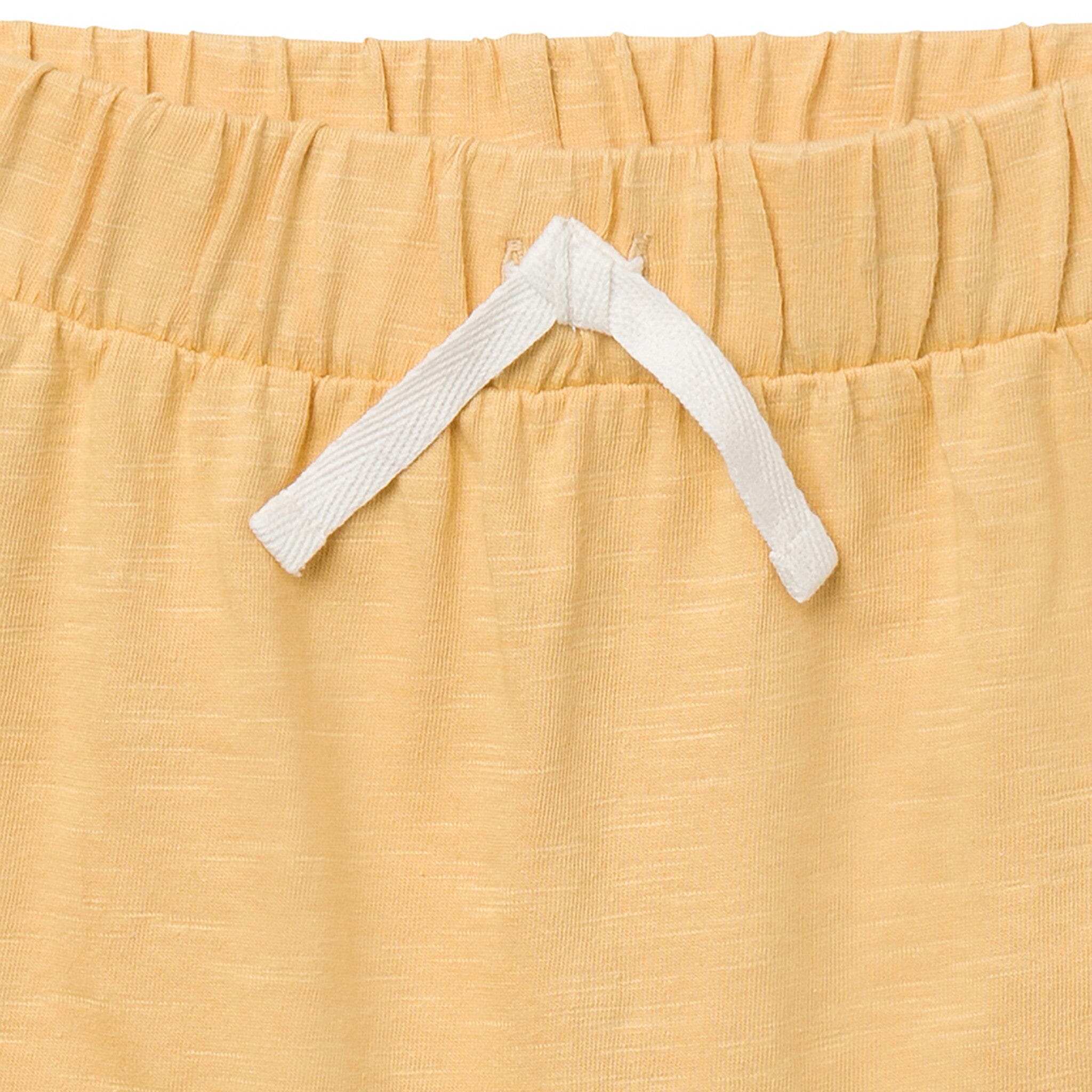 2-Piece Infant & Toddler Neutral Yellow T-Shirt & Jogger Pants Set - Image 4