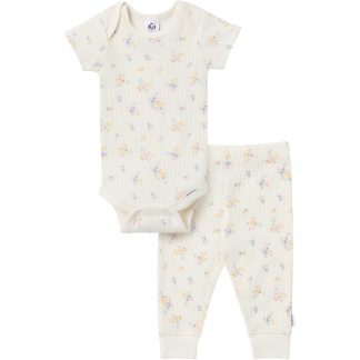 2-Piece Baby Girls Ditsy Floral Onesies® Bodysuit and Pants Set