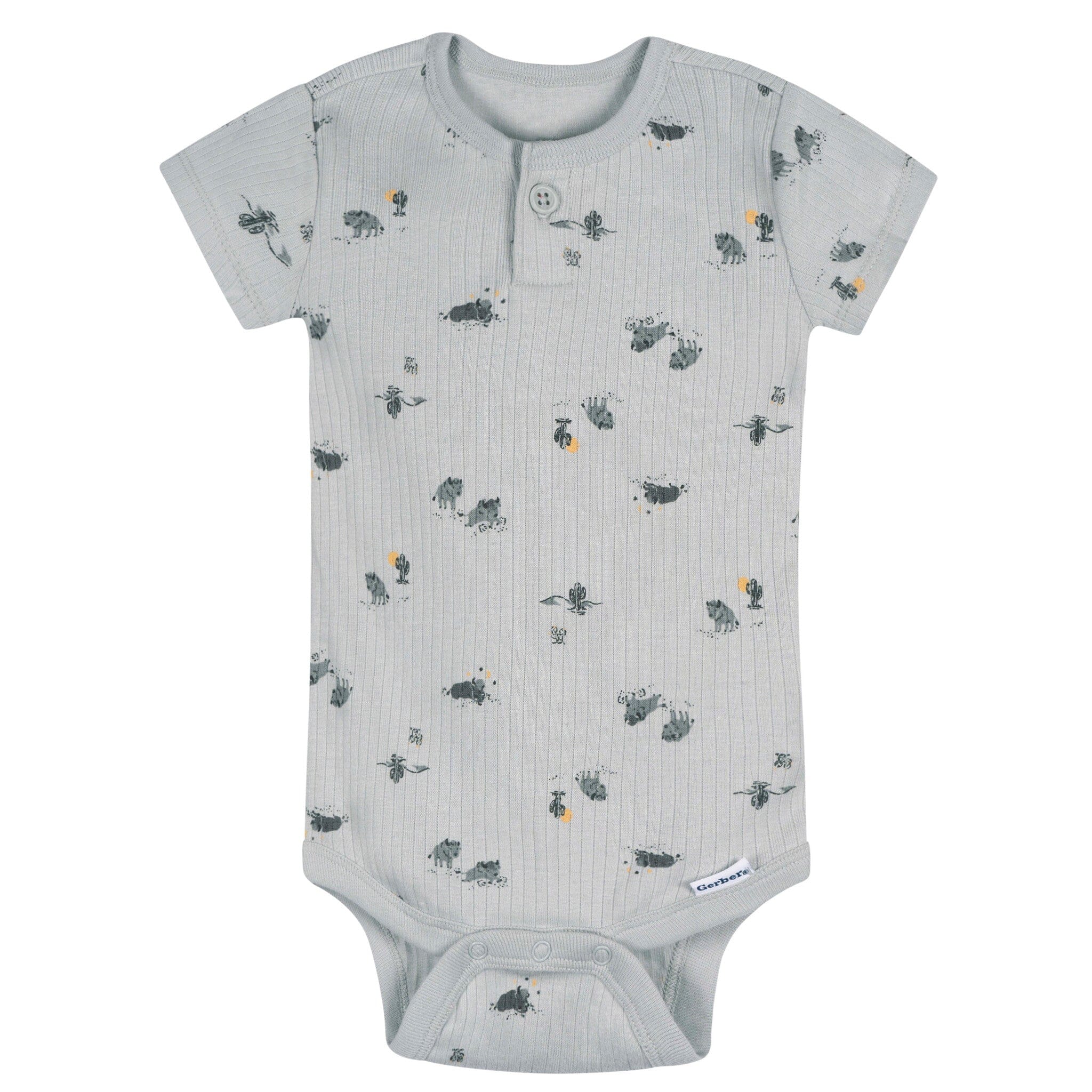 5-Piece Baby Boys Wild Buffalo Trail Bodysuits & Pants Set - Image 2