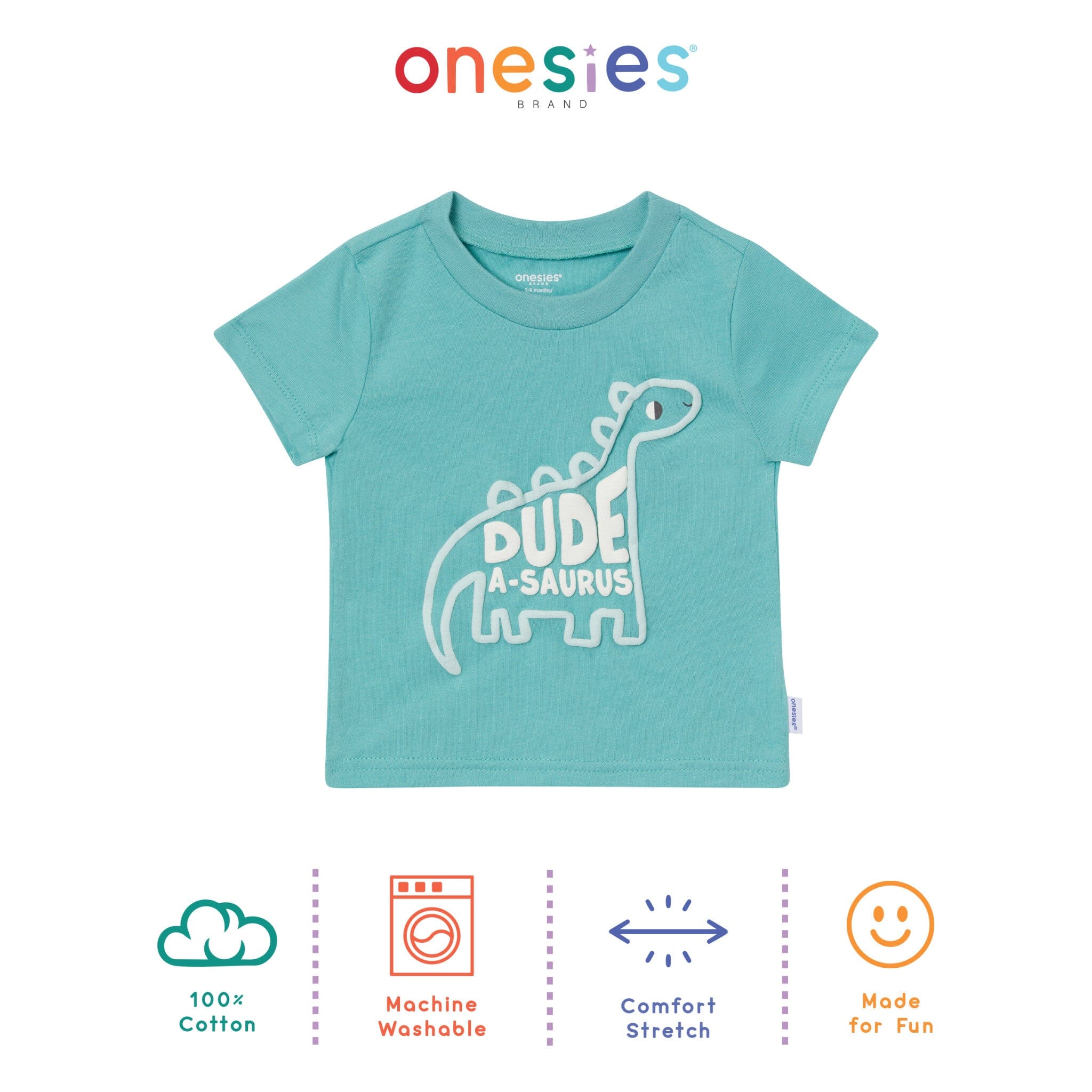 3-Pack Baby Boys Dino Tshirt - Image 5