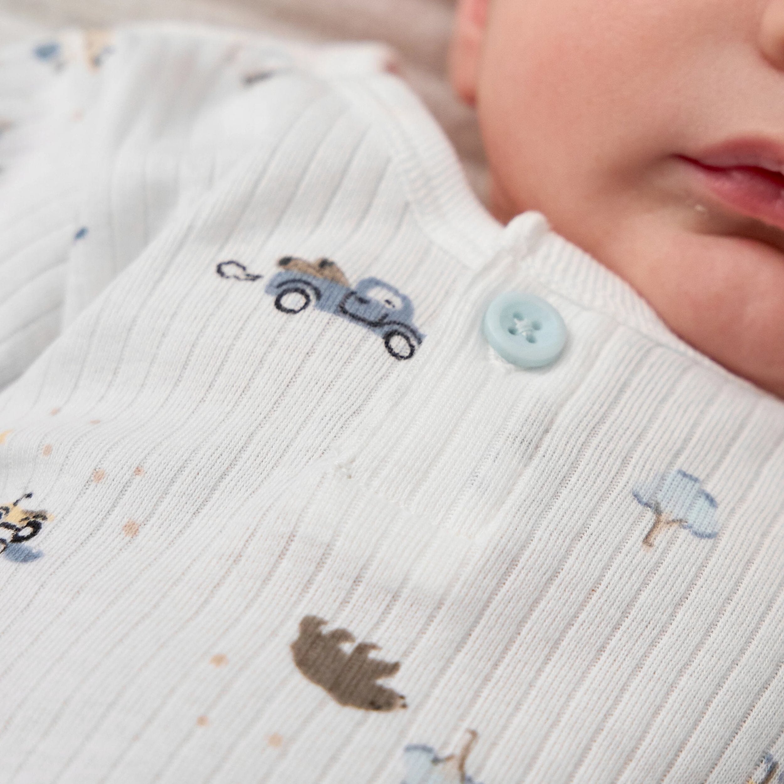 5-Piece Baby Boys Road Trip Bodysuits & Pants Set - Image 2