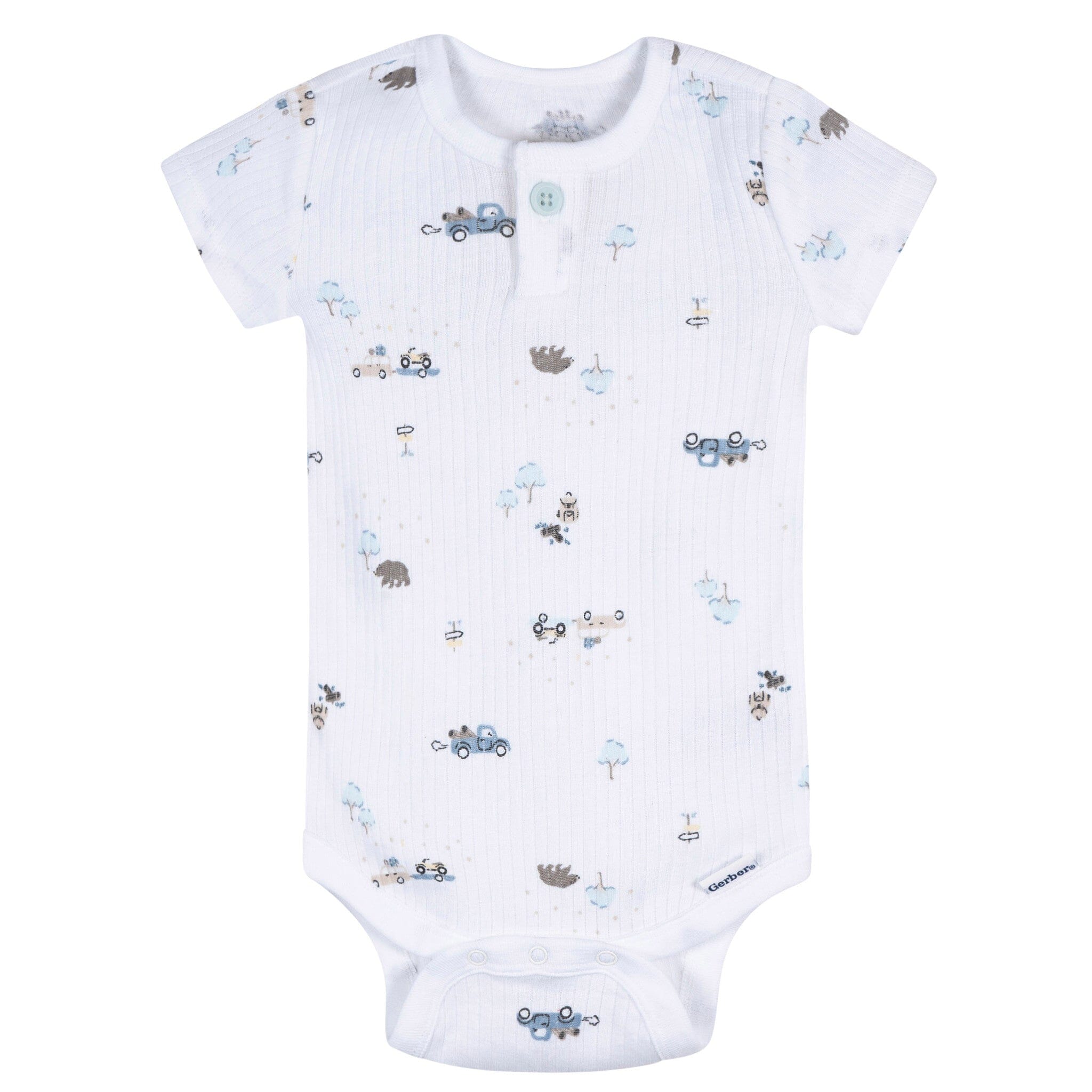 5-Piece Baby Boys Road Trip Bodysuits & Pants Set - Image 4