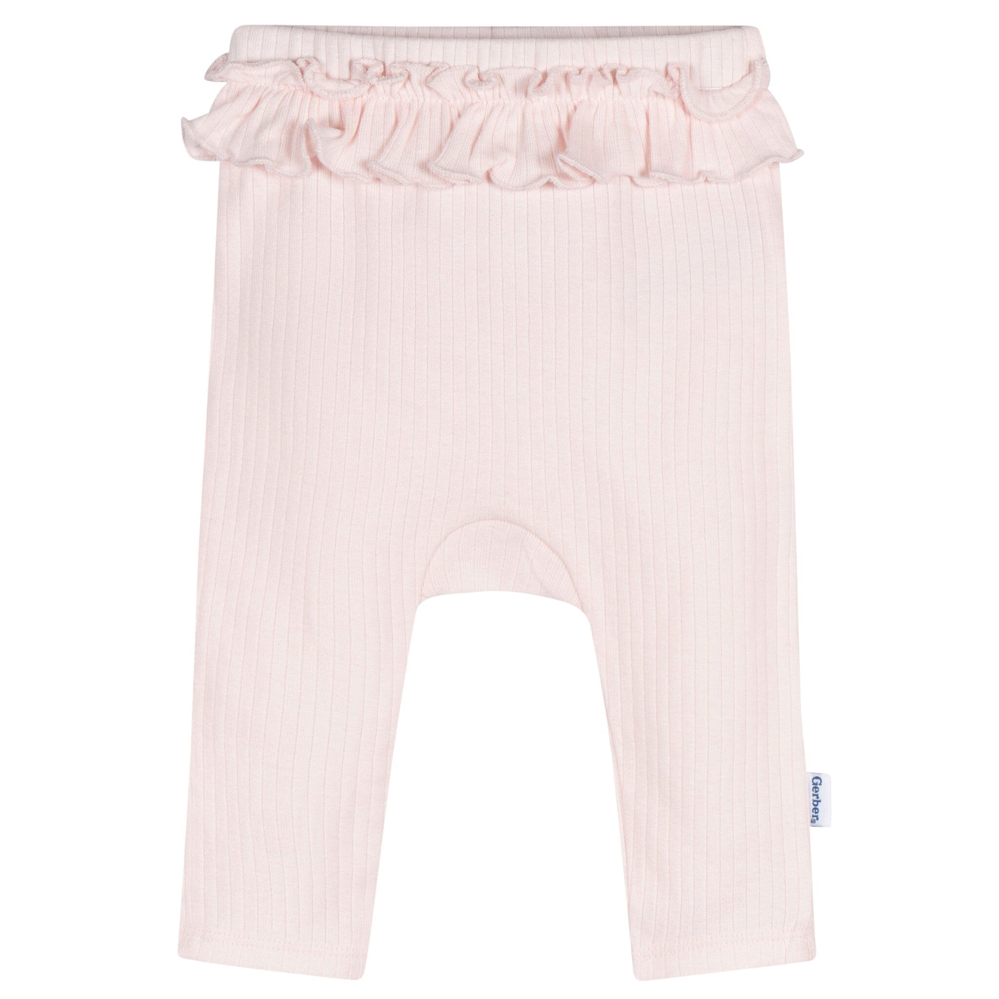 5-Piece Baby Girls Pink Garden Bodysuits & Pants Set - Image 8