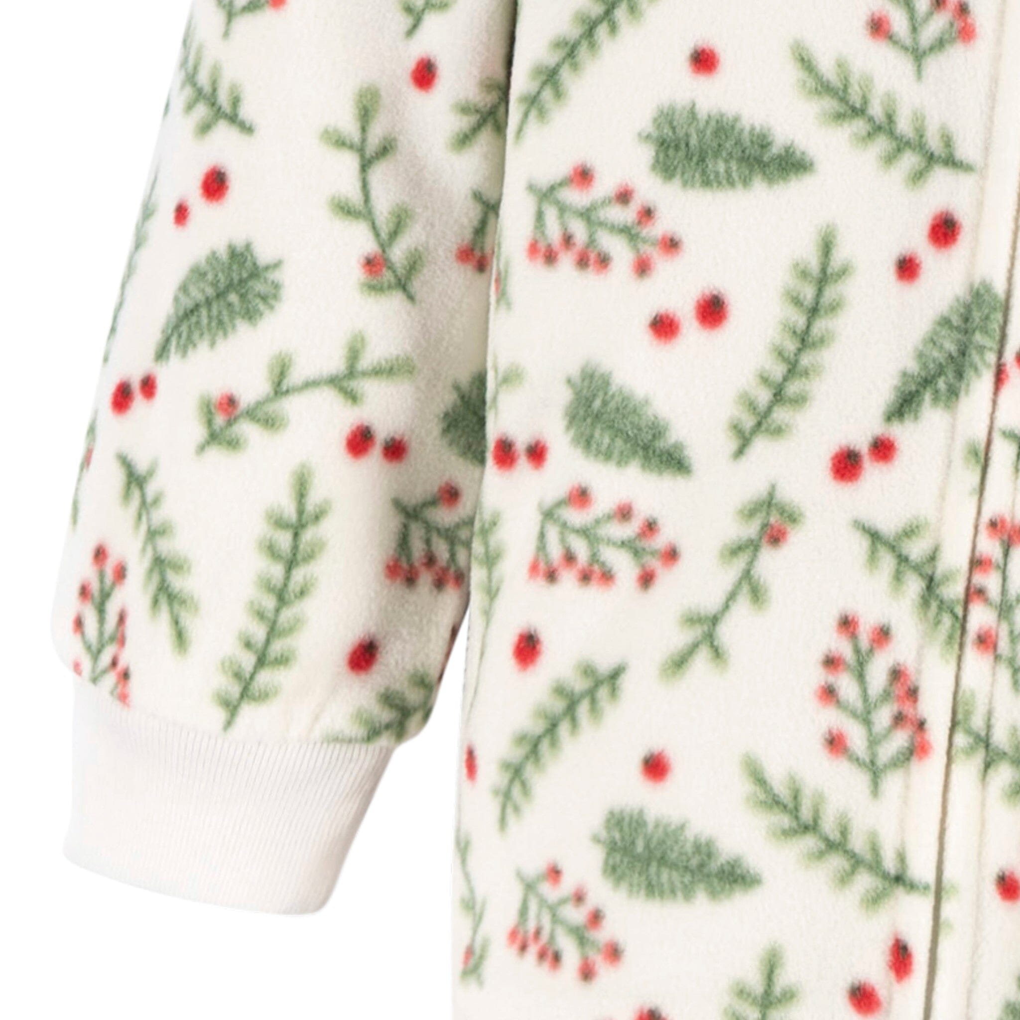 Baby & Toddler Neutral Mistletoe Footed Fleece Pajamas - Image 5