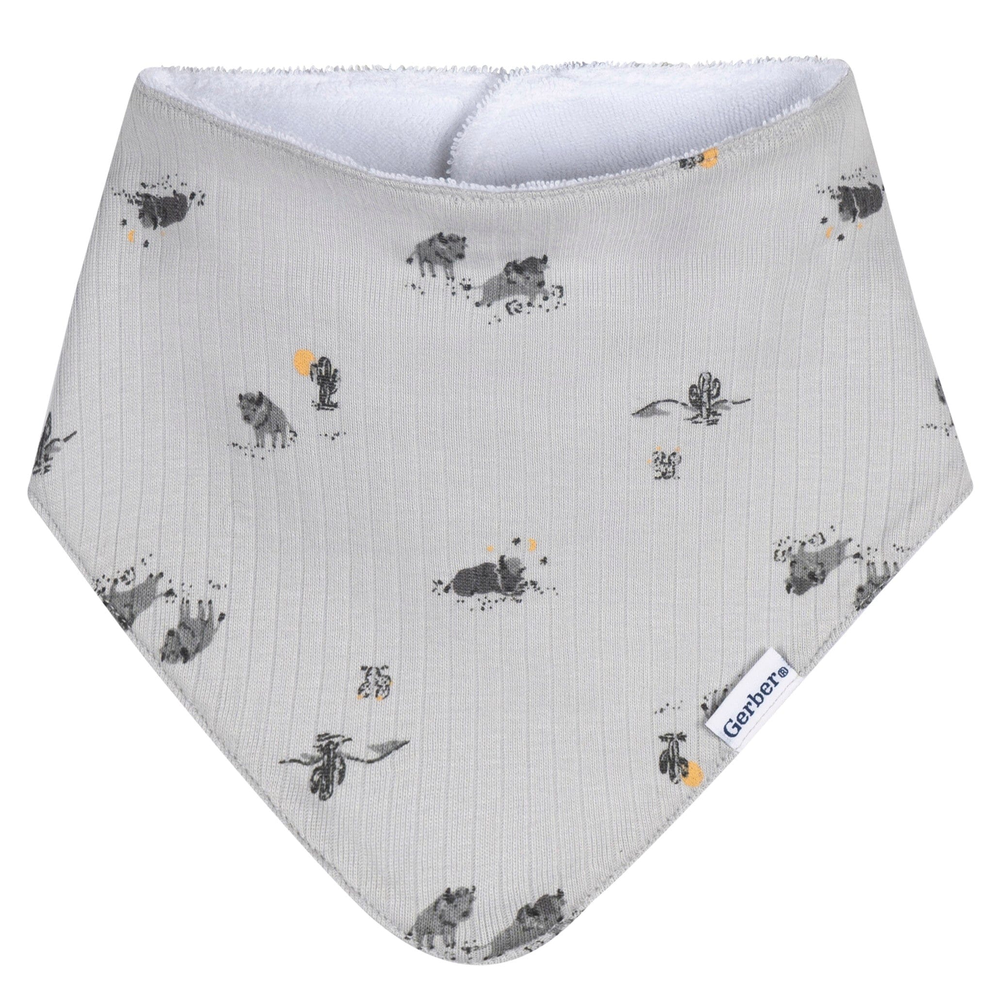 3-Pack Baby Boys Buffalo Bandana Bib - Image 2