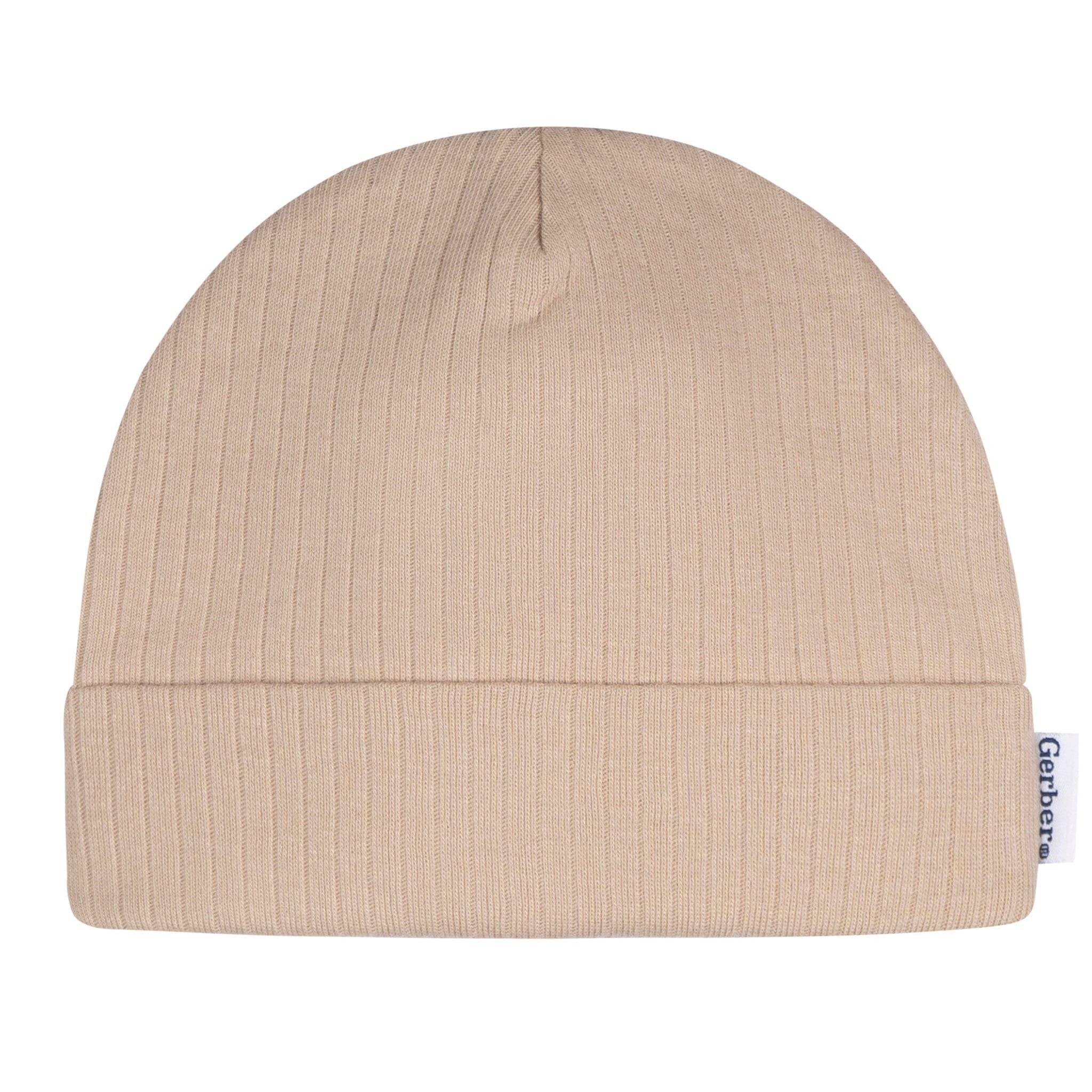 4-Piece Baby Neutral Safari Cap and Mitten Set - Image 4