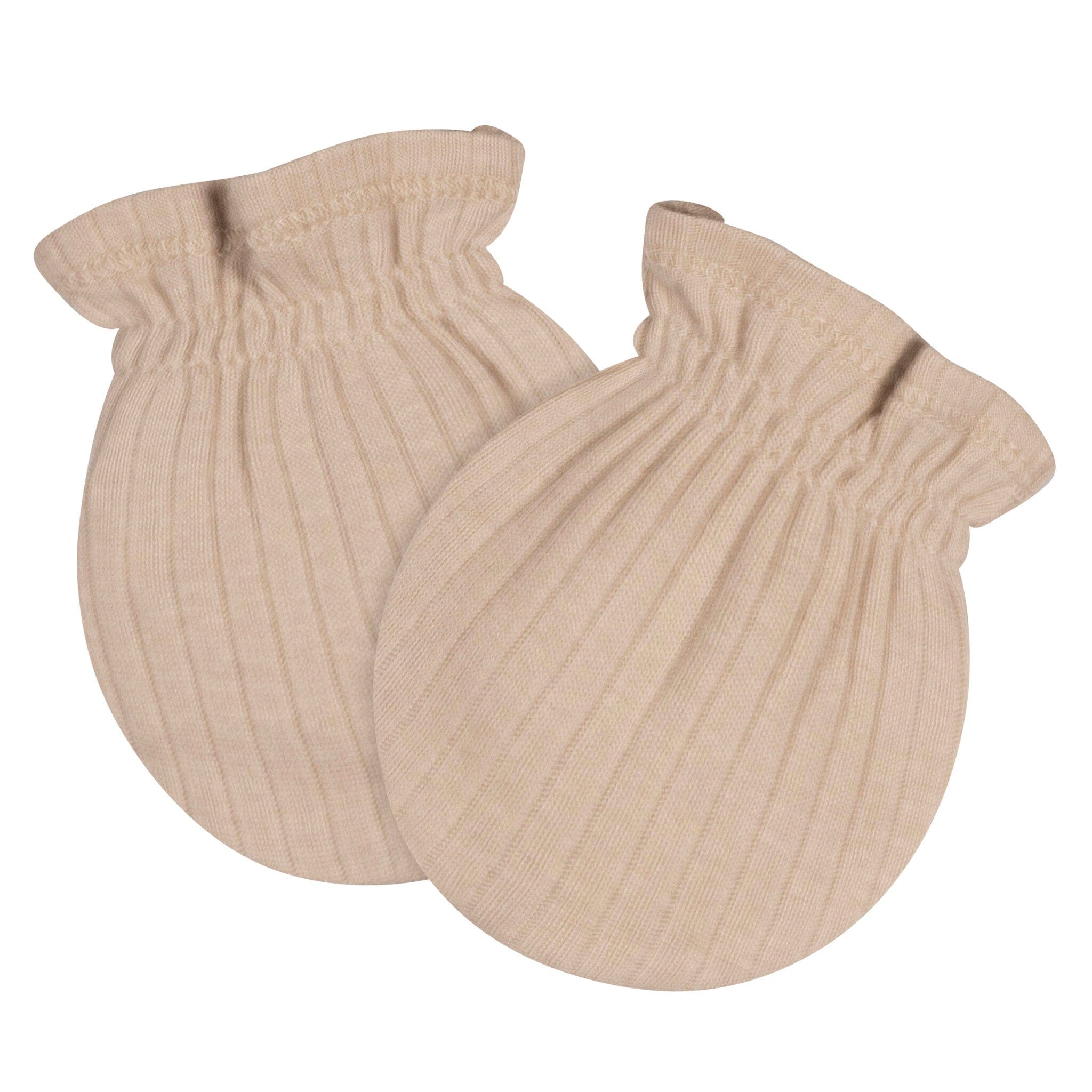 4-Piece Baby Neutral Safari Cap and Mitten Set - Image 5