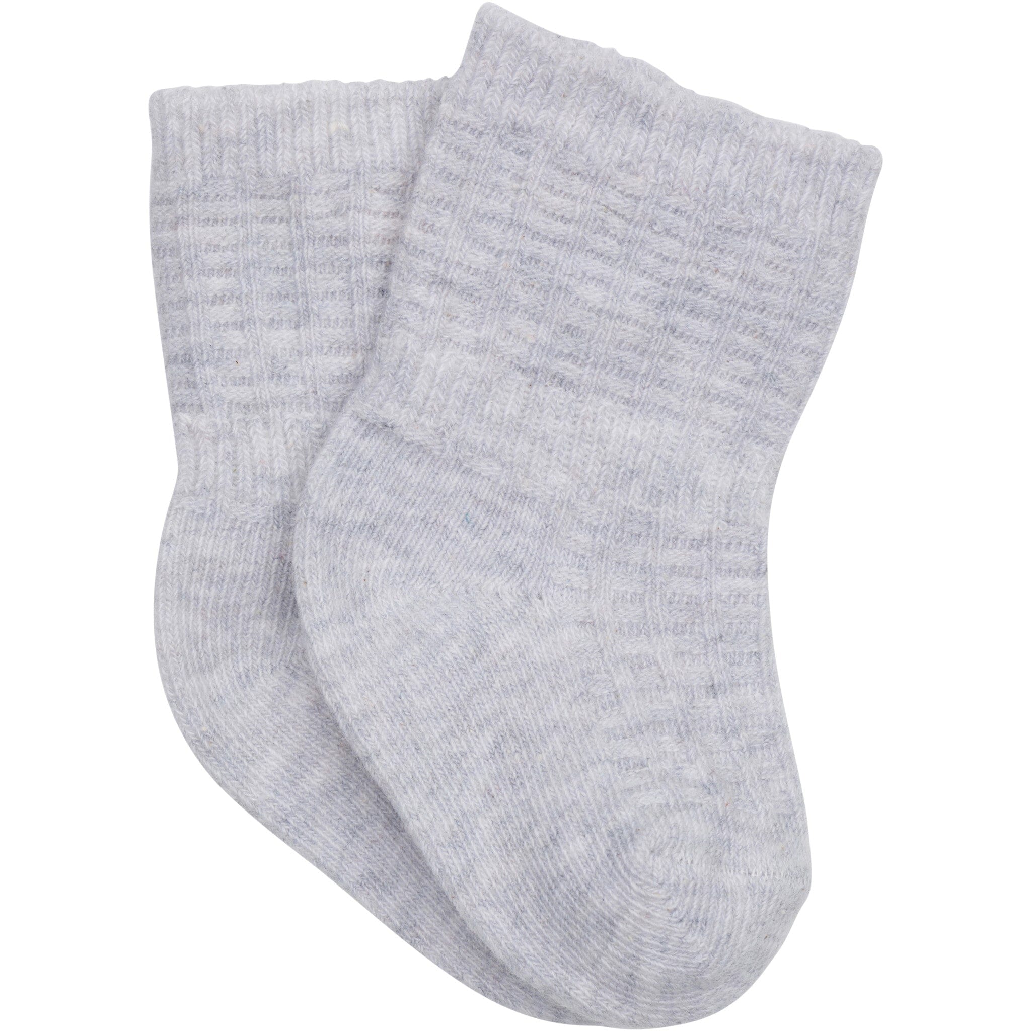 6-Pack Baby Neutral Grey Moons Wiggle Proof® Socks - Image 3