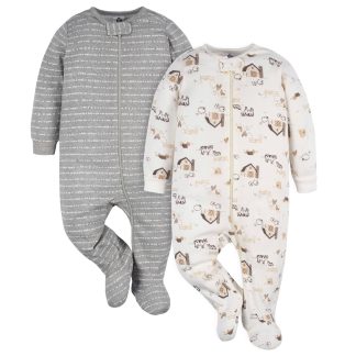 2-Pack Baby Neutral Farming Sleep 'N Plays