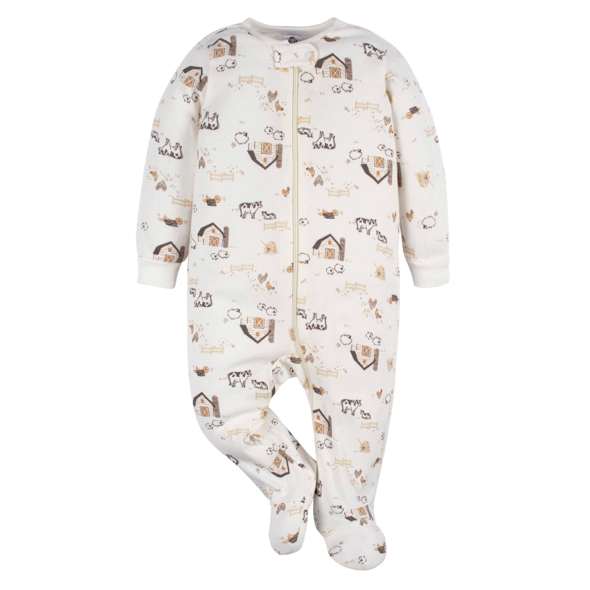 2-Pack Baby Neutral Farming Sleep 'N Plays - Image 2