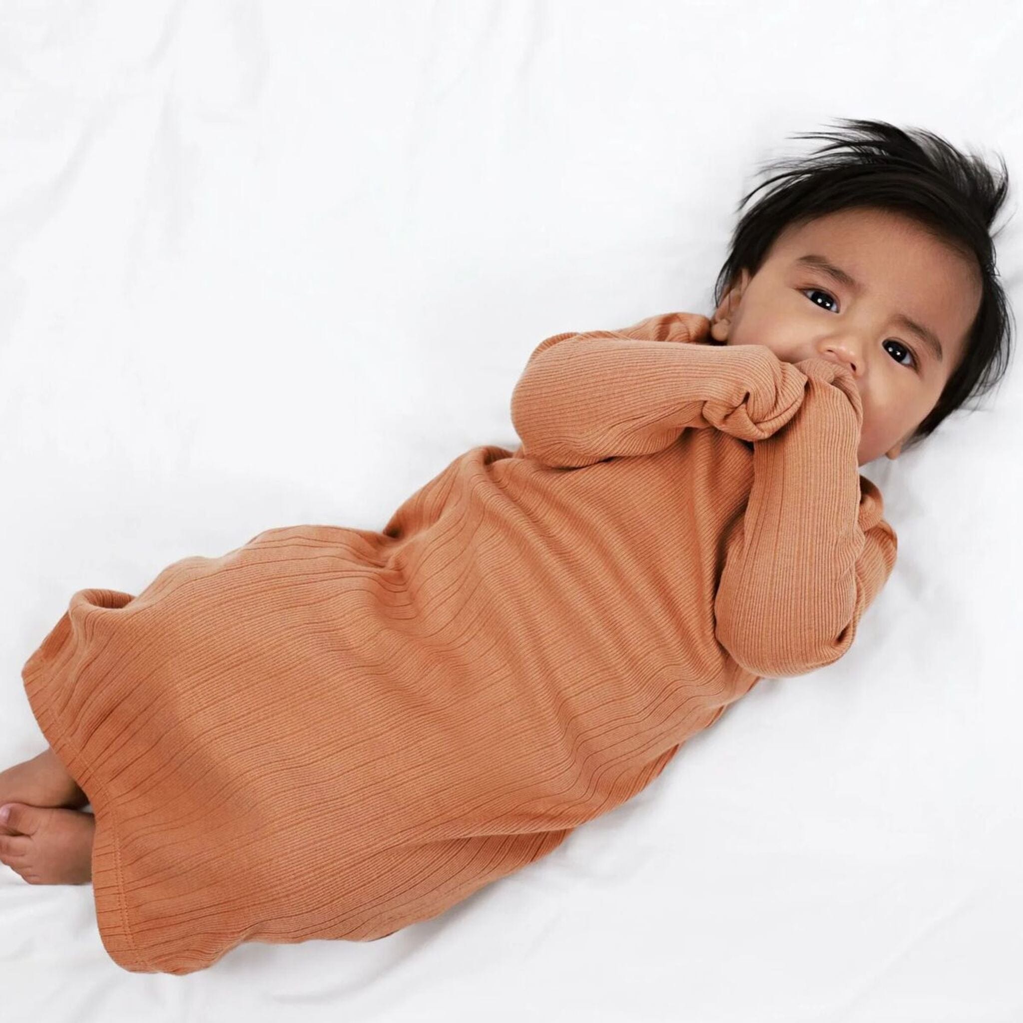 3-Pack Baby Neutral Earth Tones Lap Shoulder Gowns - Image 3