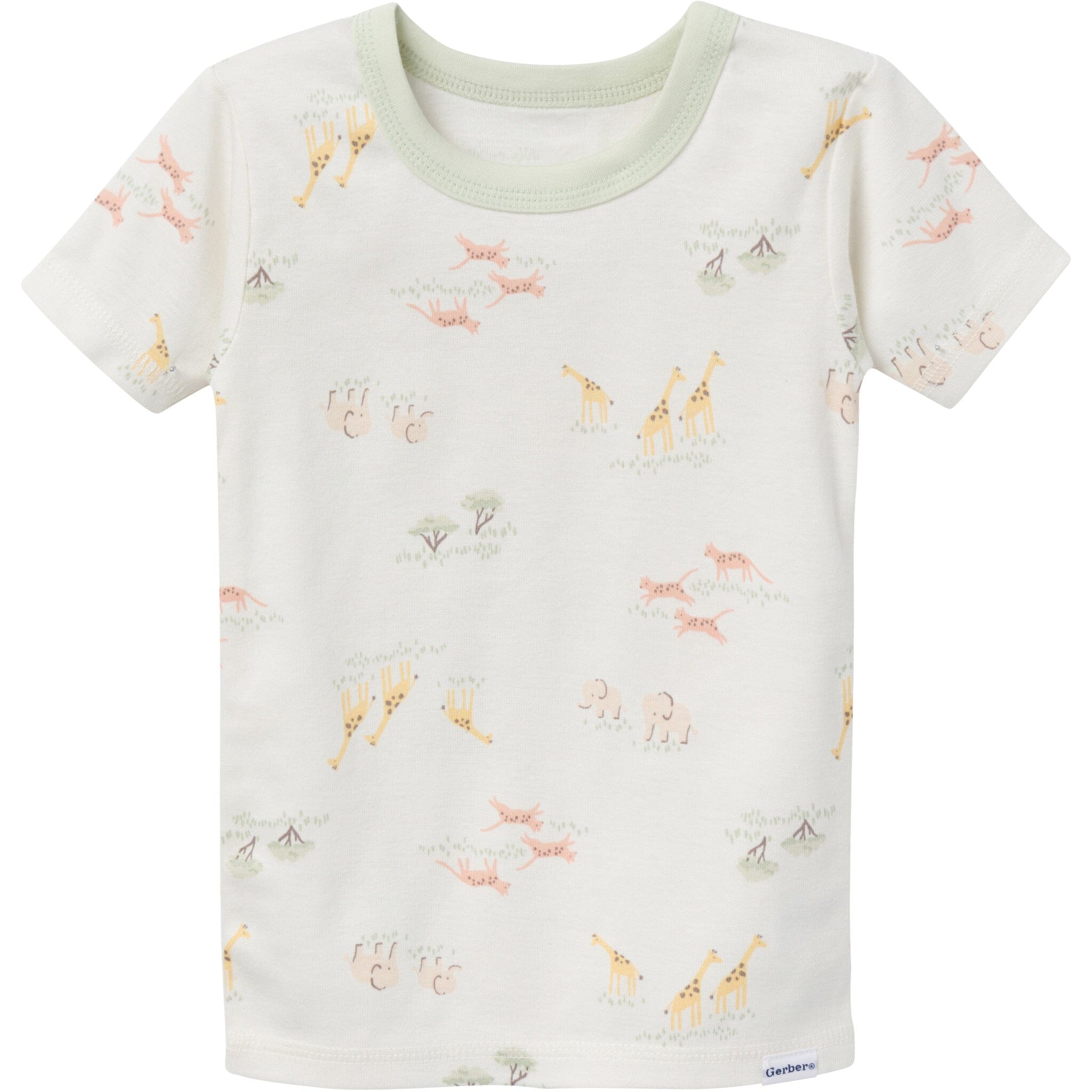 4-Piece Infant & Toddler Neutral Safari Tops and Pants Sets - Image 5