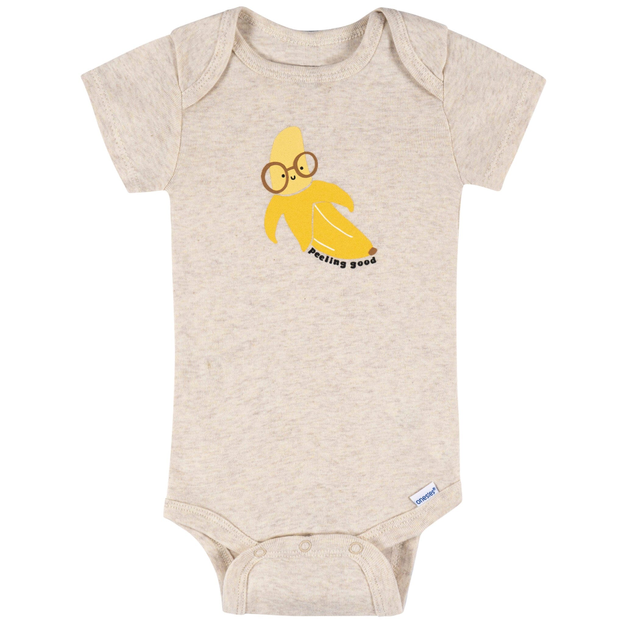 8-Pack Baby Neutral Peeling Good Short Sleeve Onesies® Bodysuits - Image 8