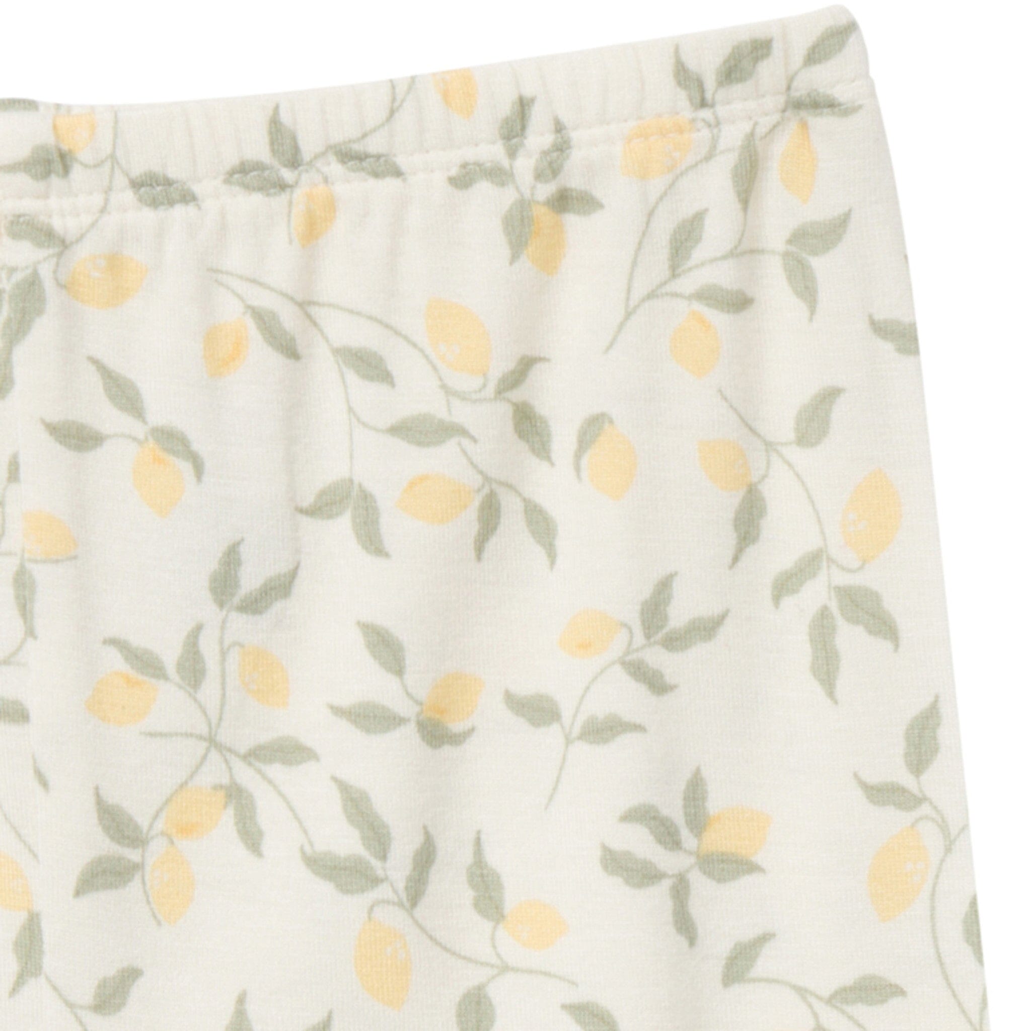 4-Piece Infant & Toddler Girls Lemon Vines Viscose Snug Fitting Pajamas - Image 7