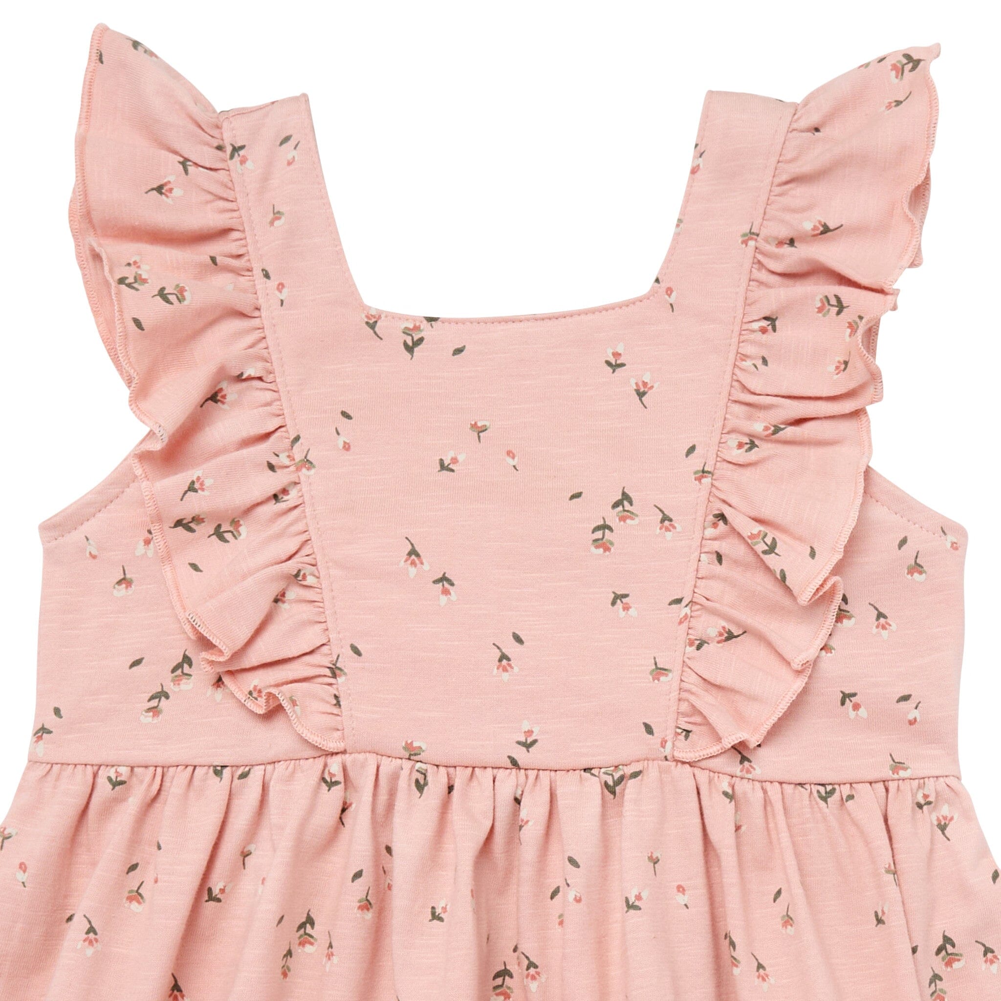 Infant & Toddler Girls Rose Tulips Bow Back Dress - Image 5
