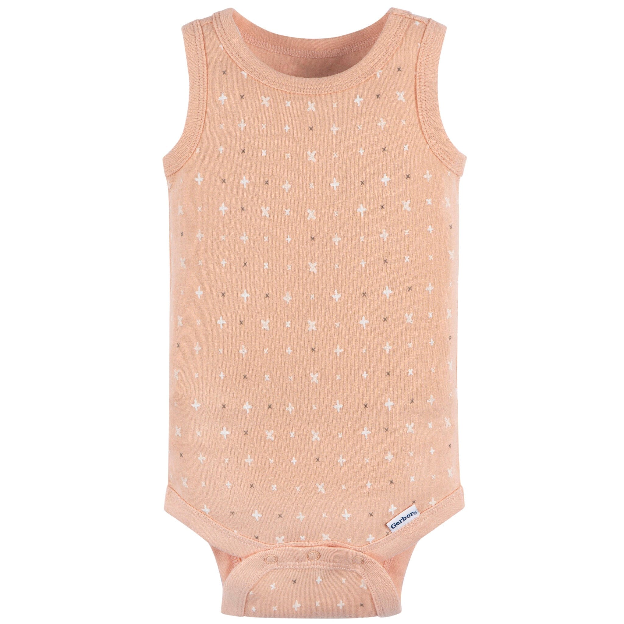 4-Pack Baby Neutral Ivory Safari Sleeveless Onesies® Bodysuits - Image 8