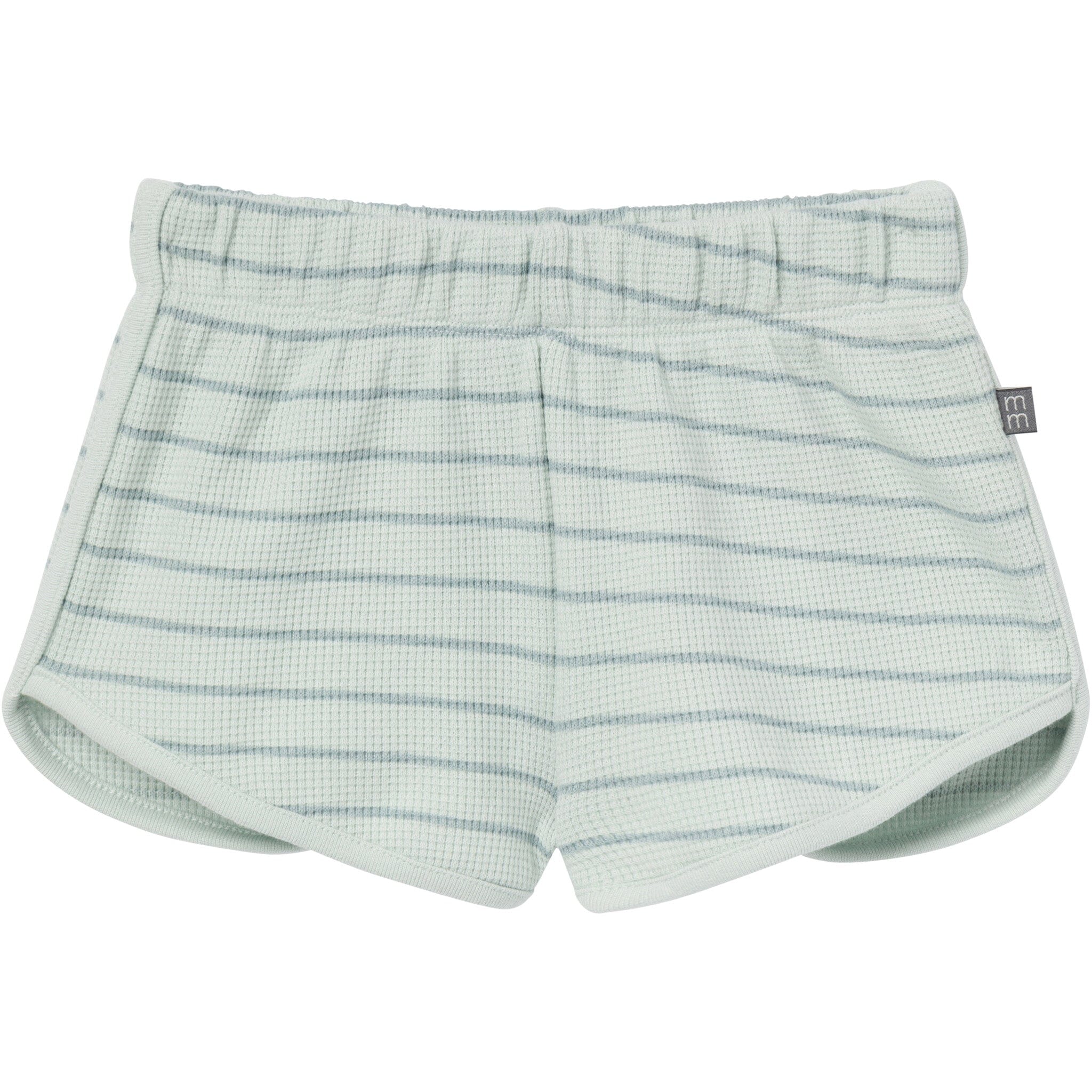 4-Piece Infant & Toddler Girls Light Sky Stripe Drop Shoulder Crop Tops and Shorts Set - Image 8