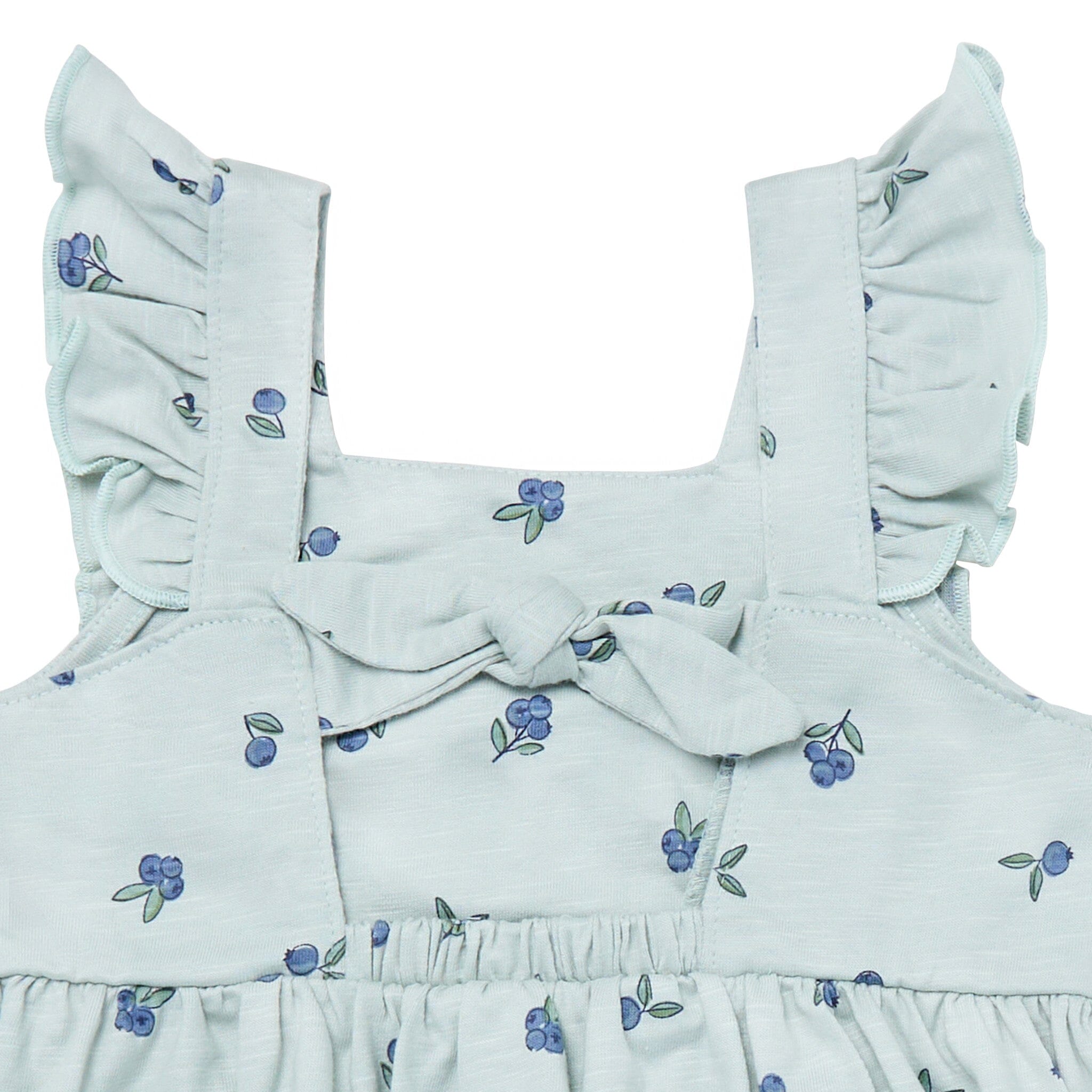 Infant & Toddler Girls Blueberries Bow Back Dress - Image 5